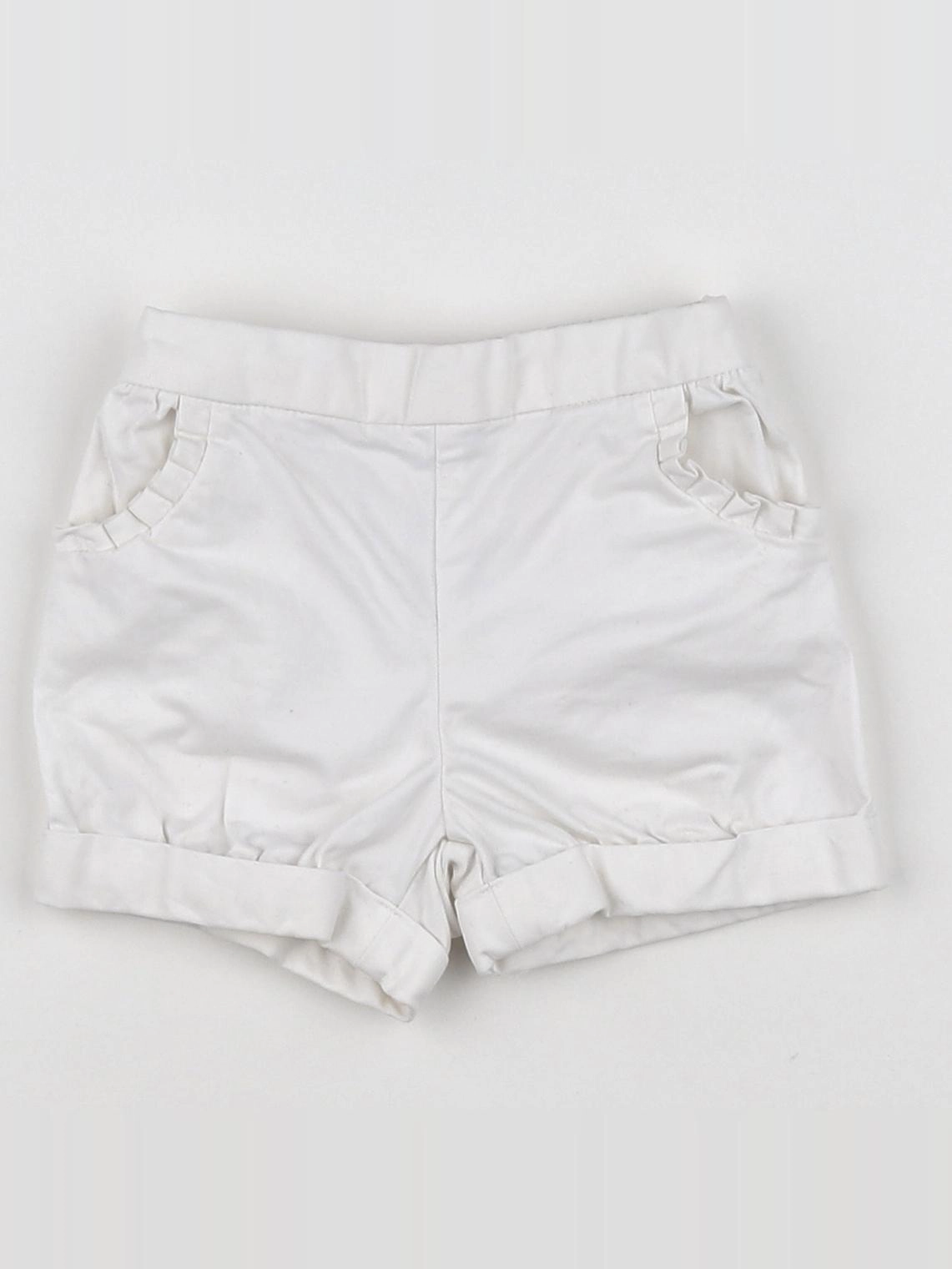 Jacadi - short blanc - 6 mois