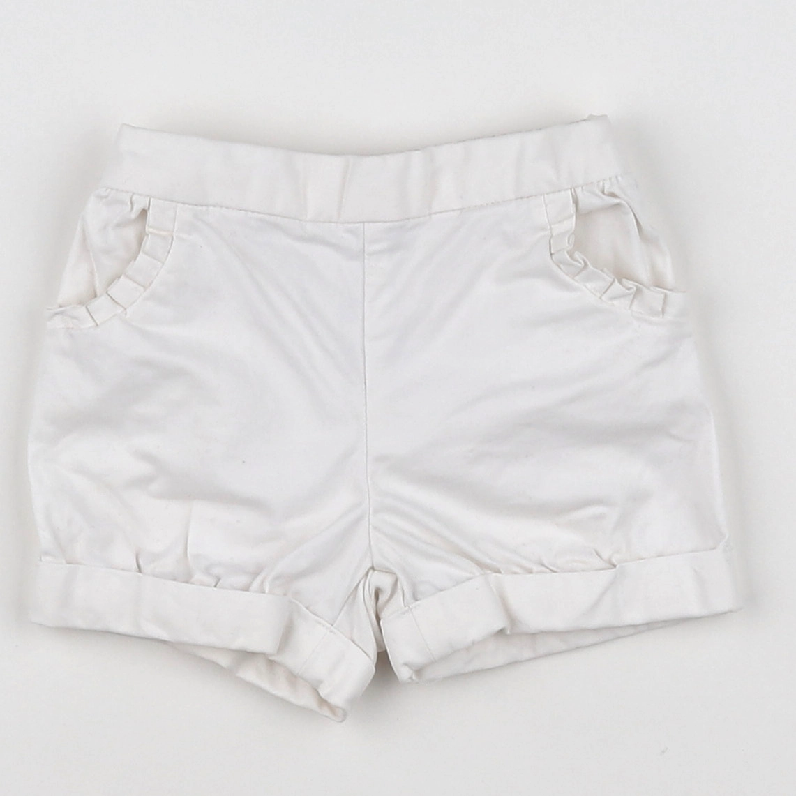 Jacadi - short blanc - 6 mois