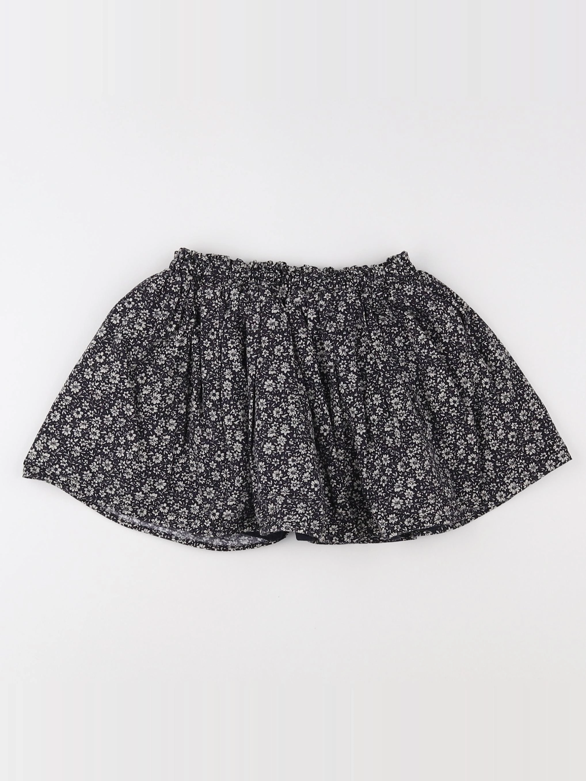 Little Cigogne - jupe noir, blanc - 4 ans