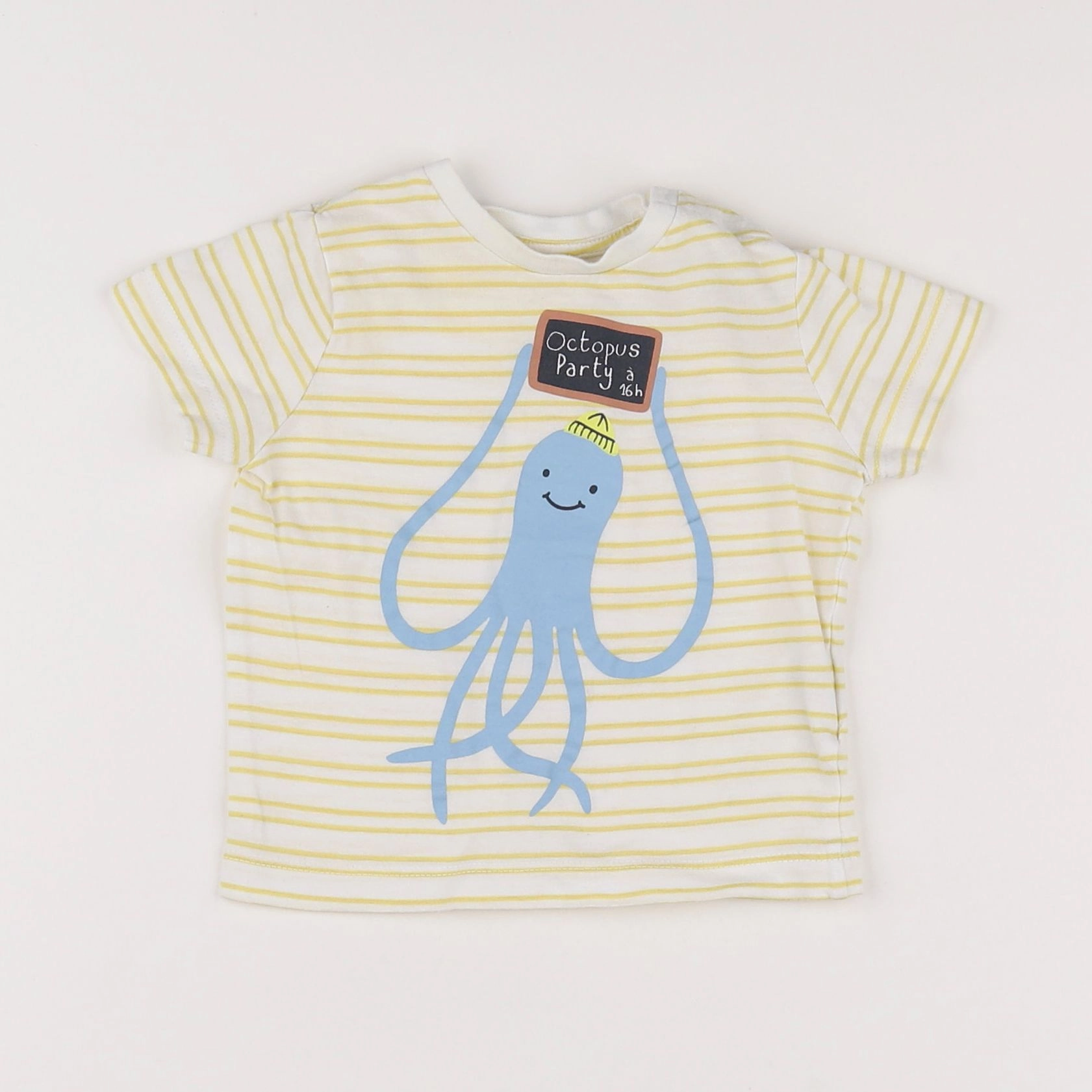 Boutchou - tee-shirt jaune - 6 mois