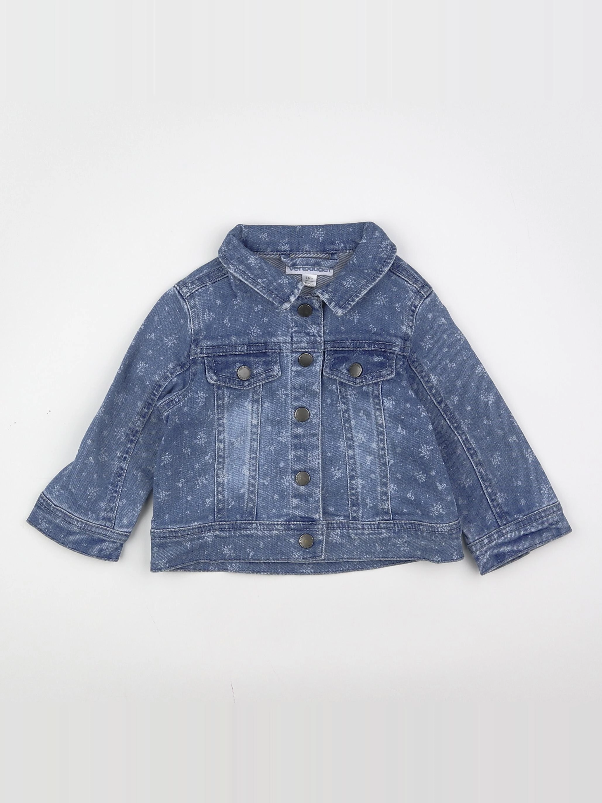 Vertbaudet - veste bleu - 9 mois