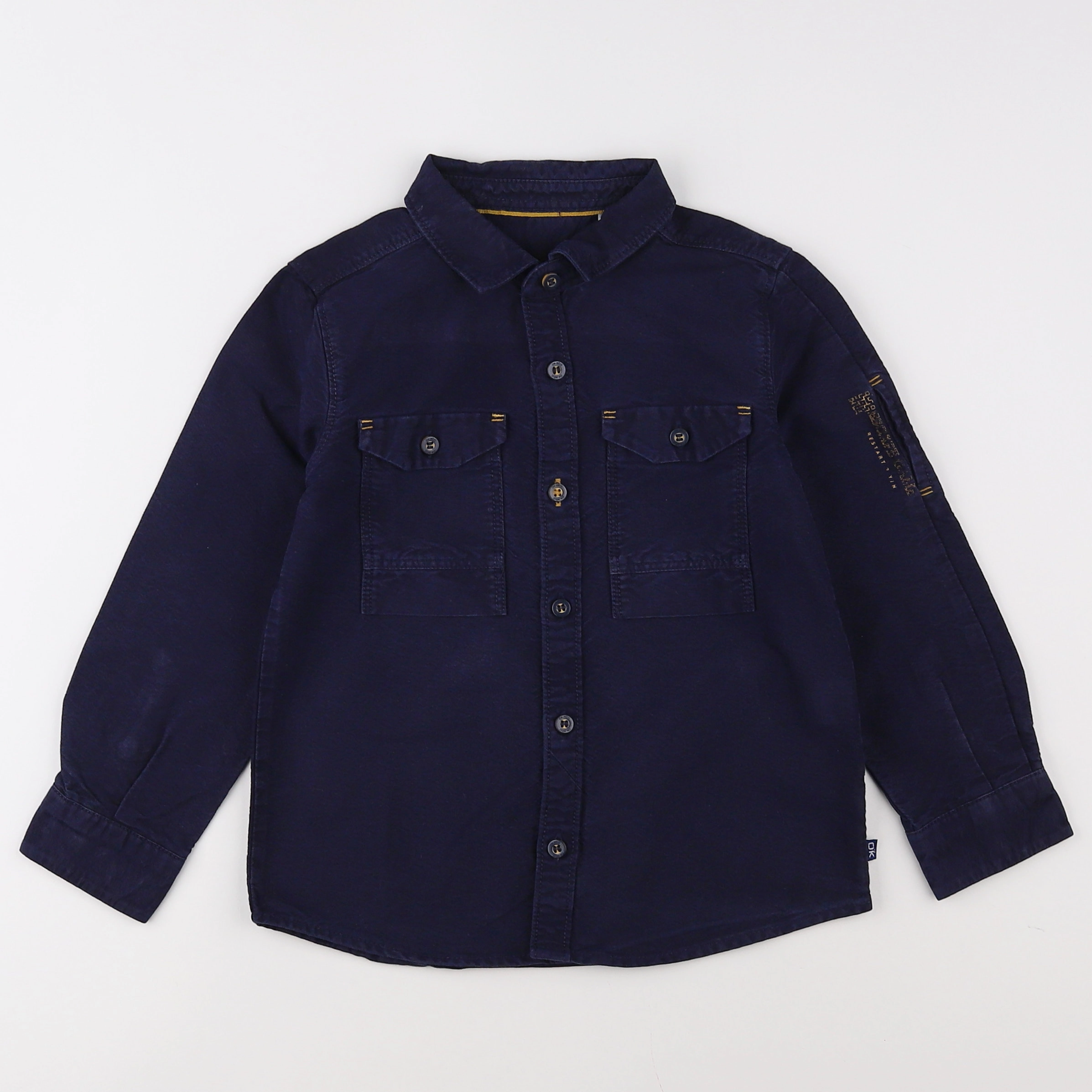Okaidi - chemise bleu - 4 ans