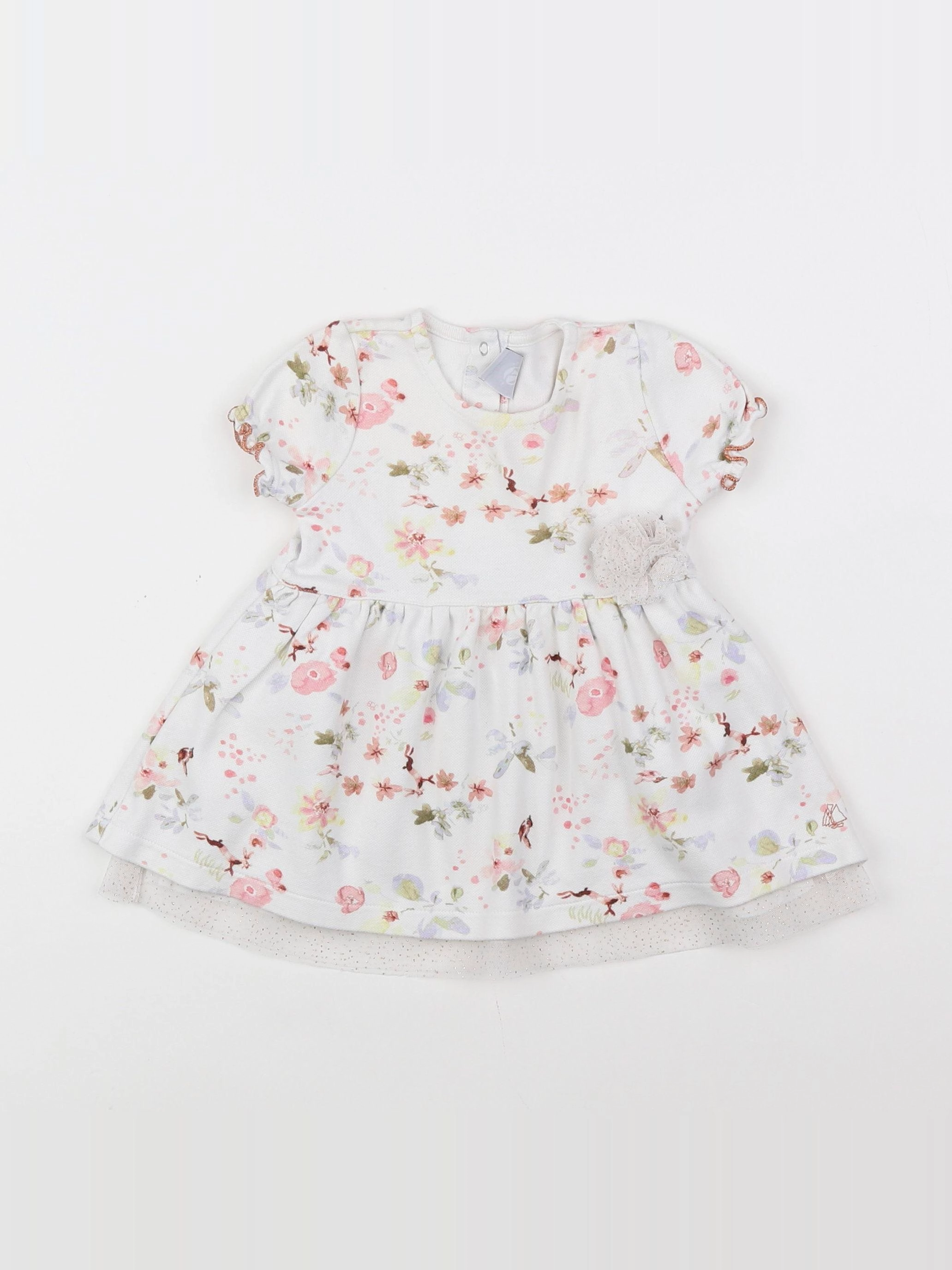 Petit Bateau - robe multicolore - 3 mois