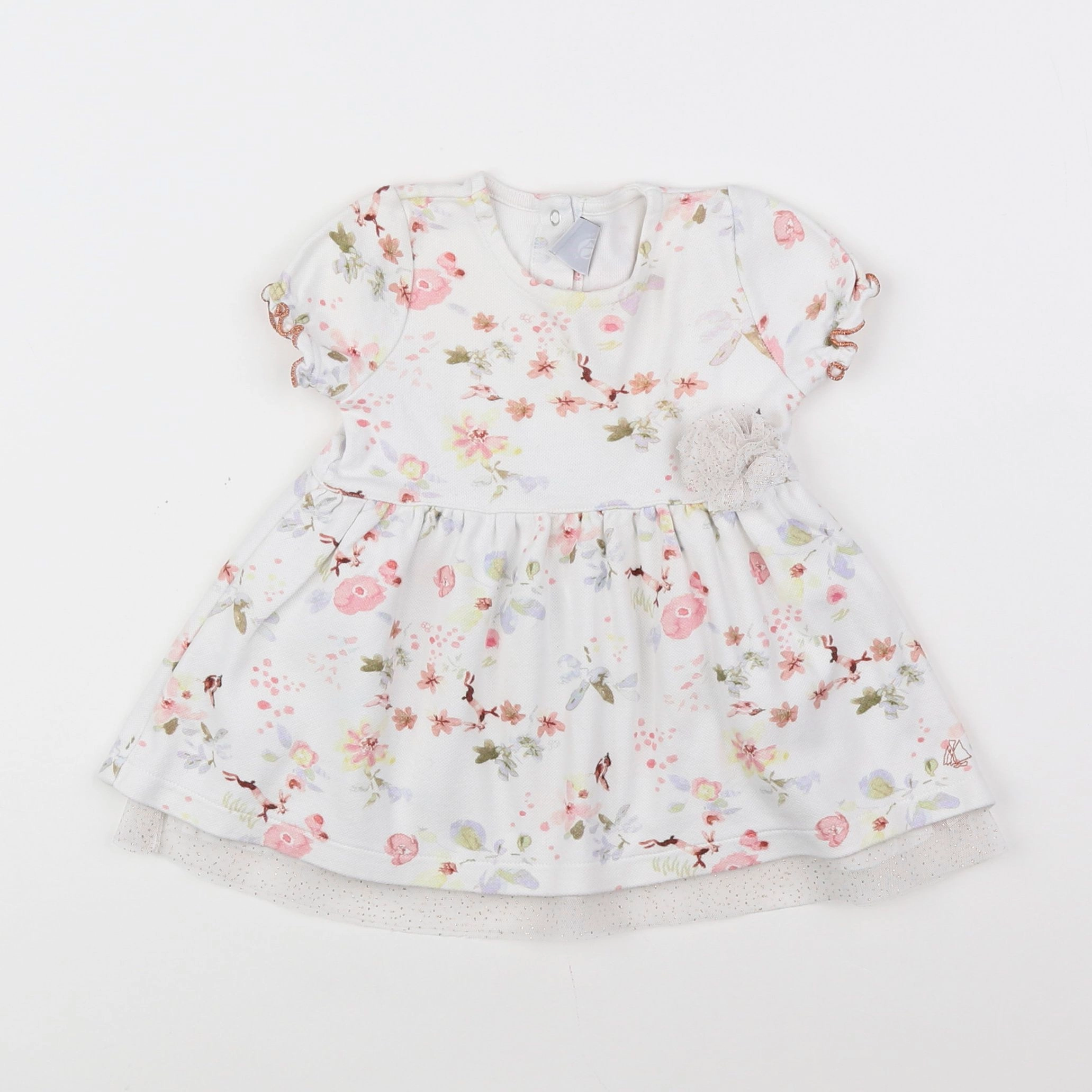 Petit Bateau - robe multicolore - 3 mois