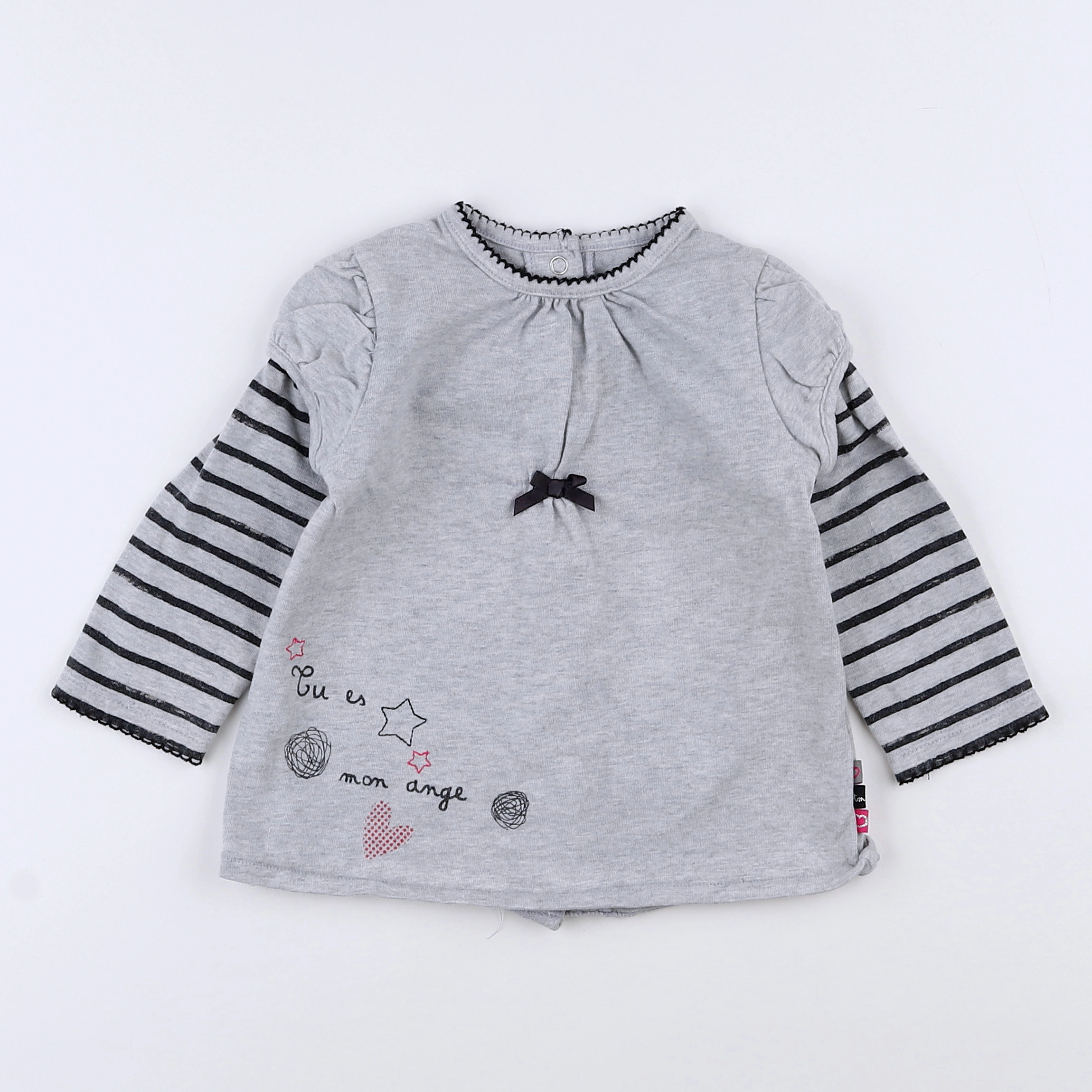 Terre de marins - tee-shirt gris - 12 mois