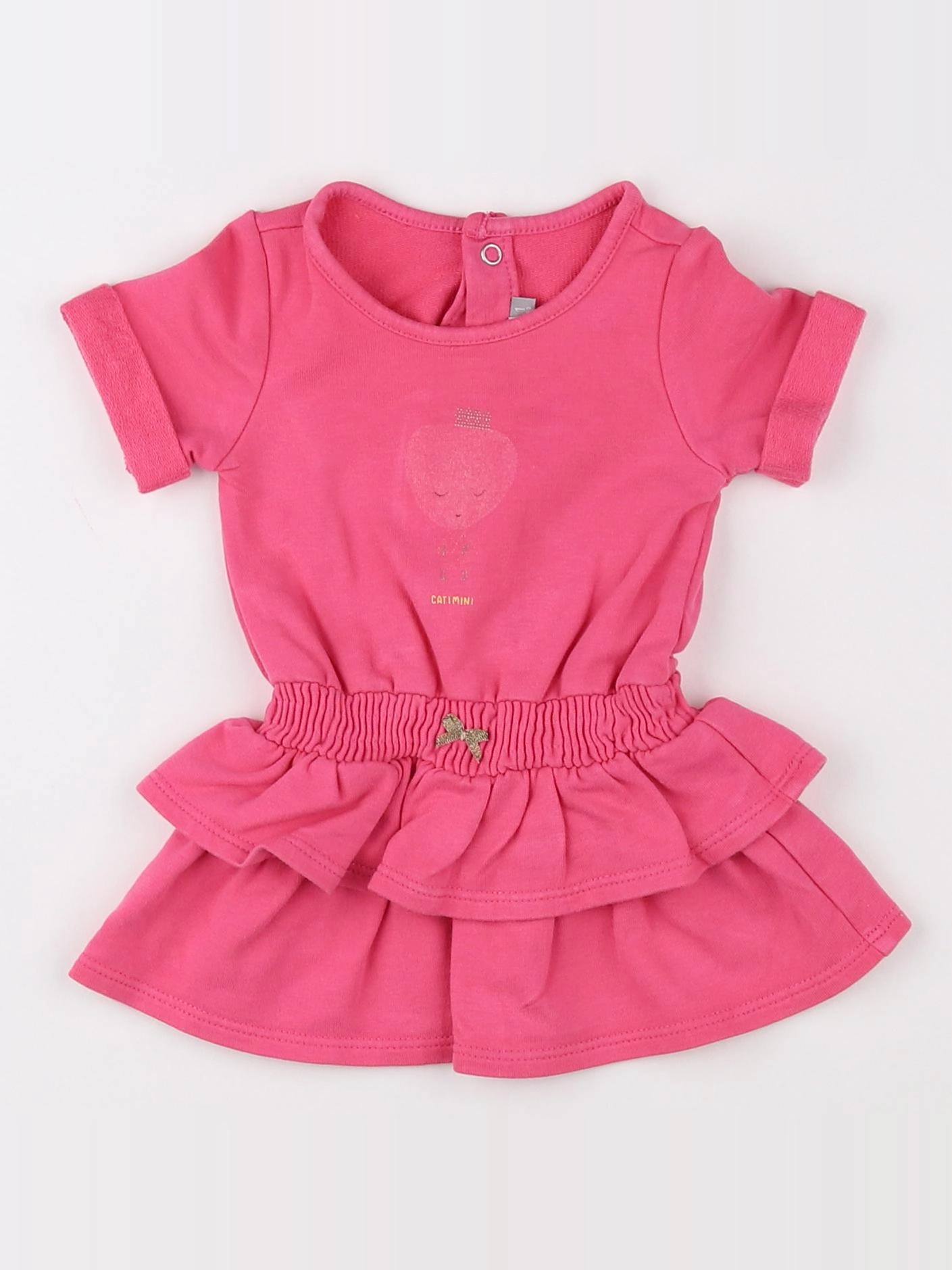 Catimini - robe rose - 1 mois