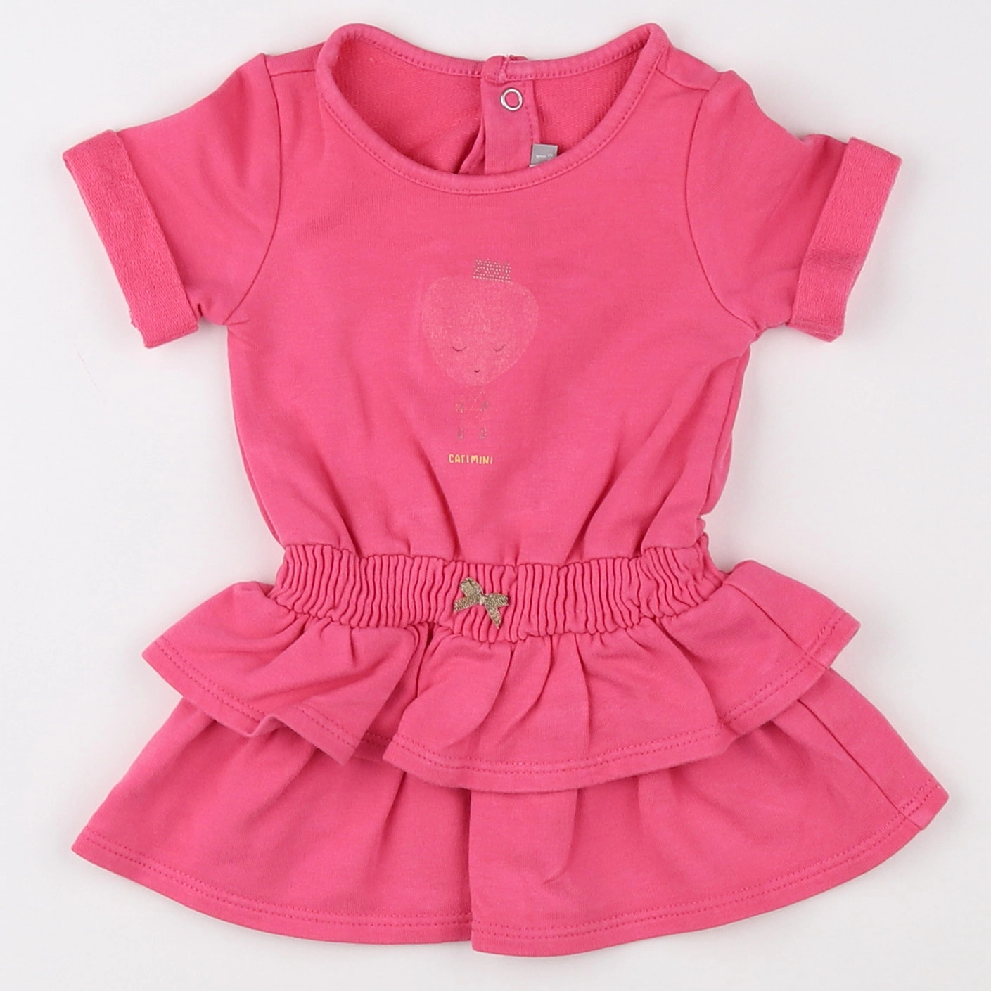 Catimini - robe rose - 1 mois