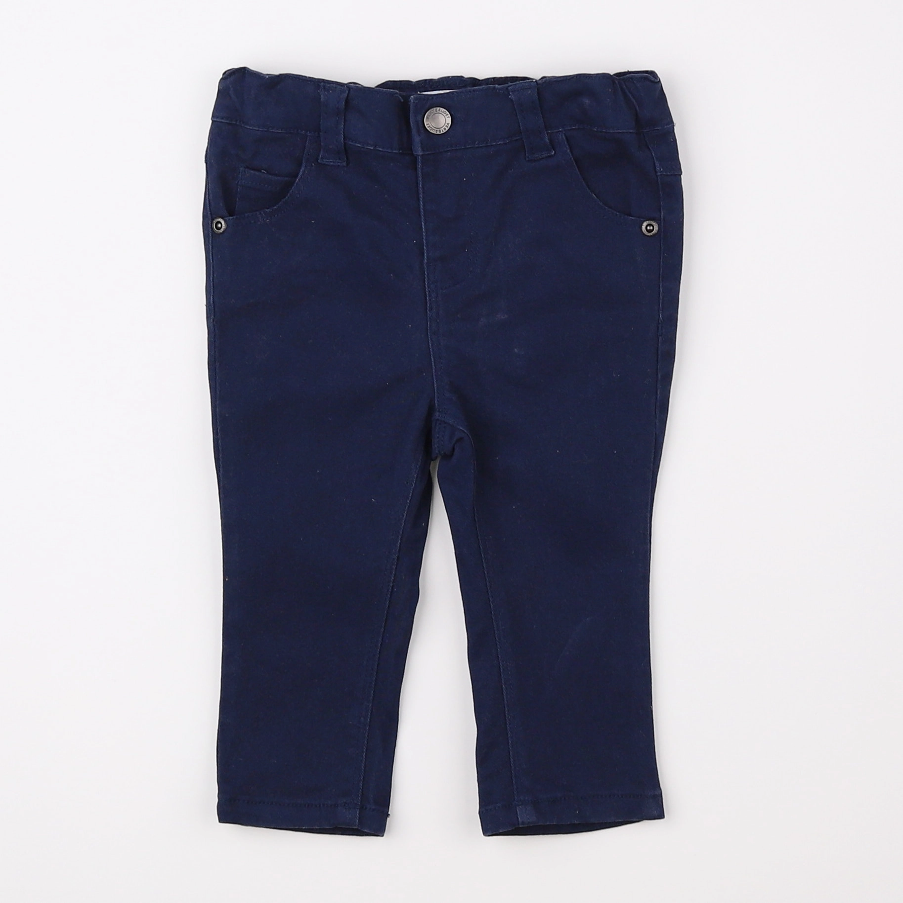 Vertbaudet - pantalon bleu - 9 mois