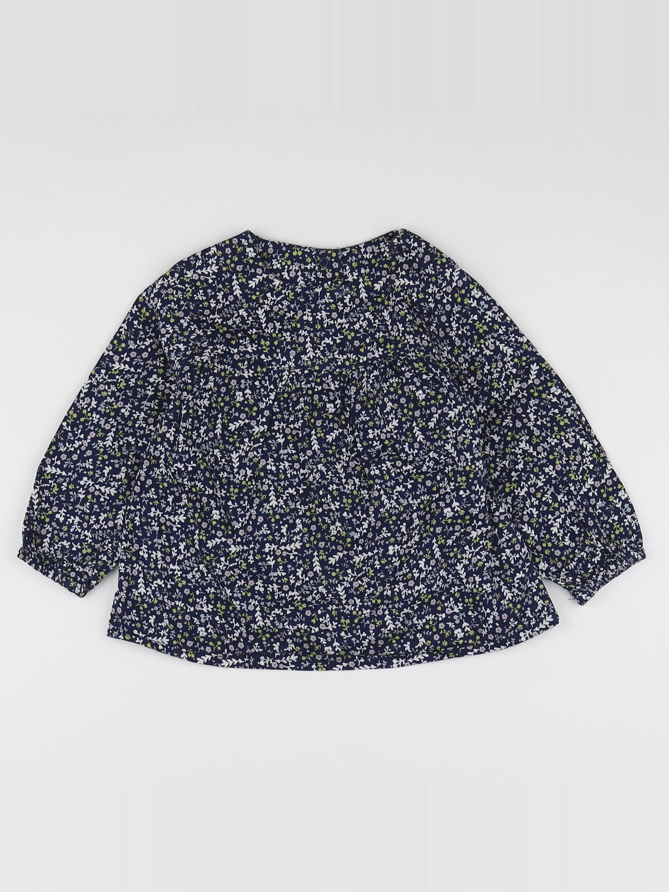 Tape à l'oeil - blouse bleu - 18 mois