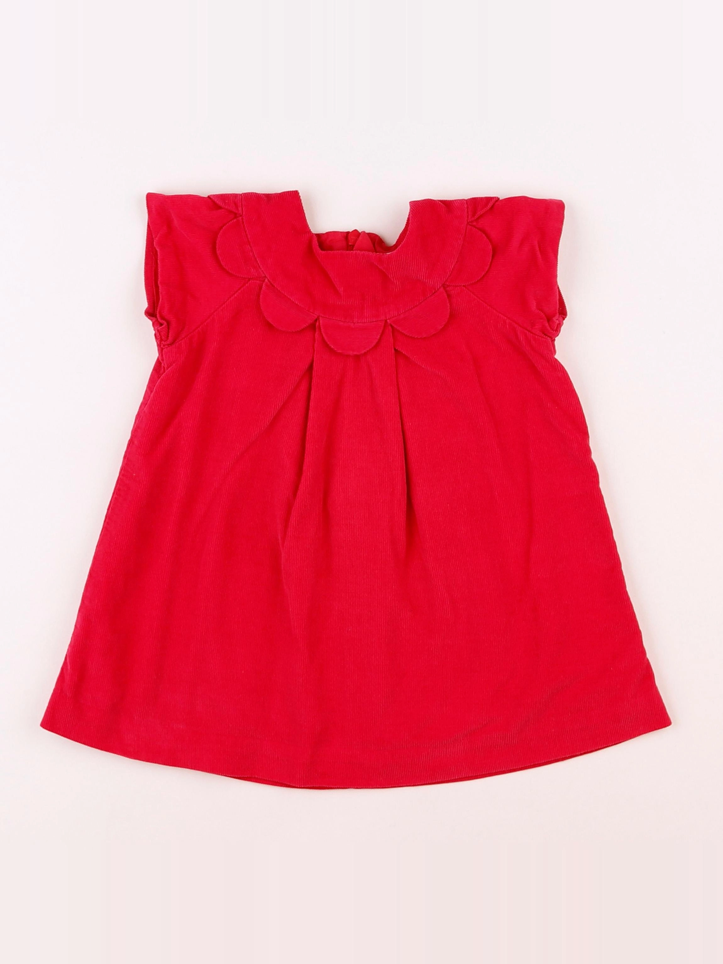 Jacadi - robe rose - 12 mois