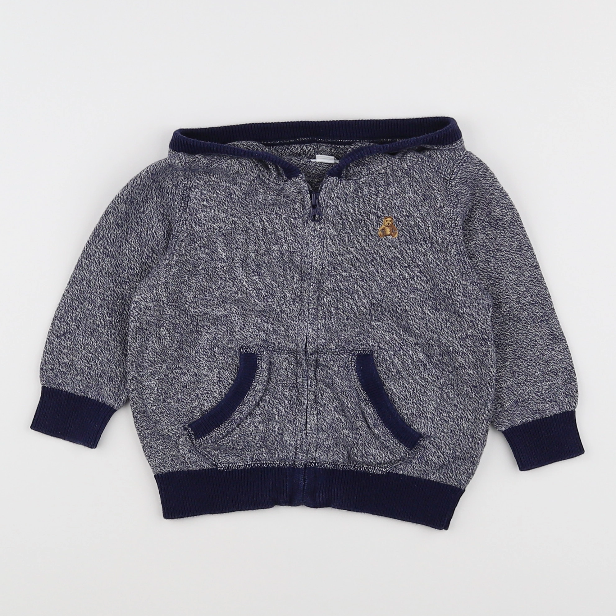 GAP - sweat bleu - 12/18 mois