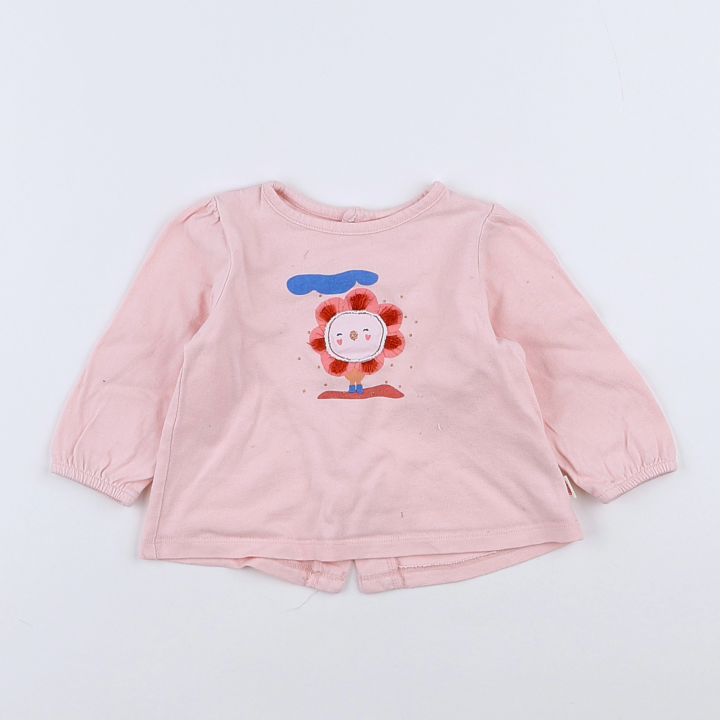 Catimini - tee-shirt rose - 9 mois