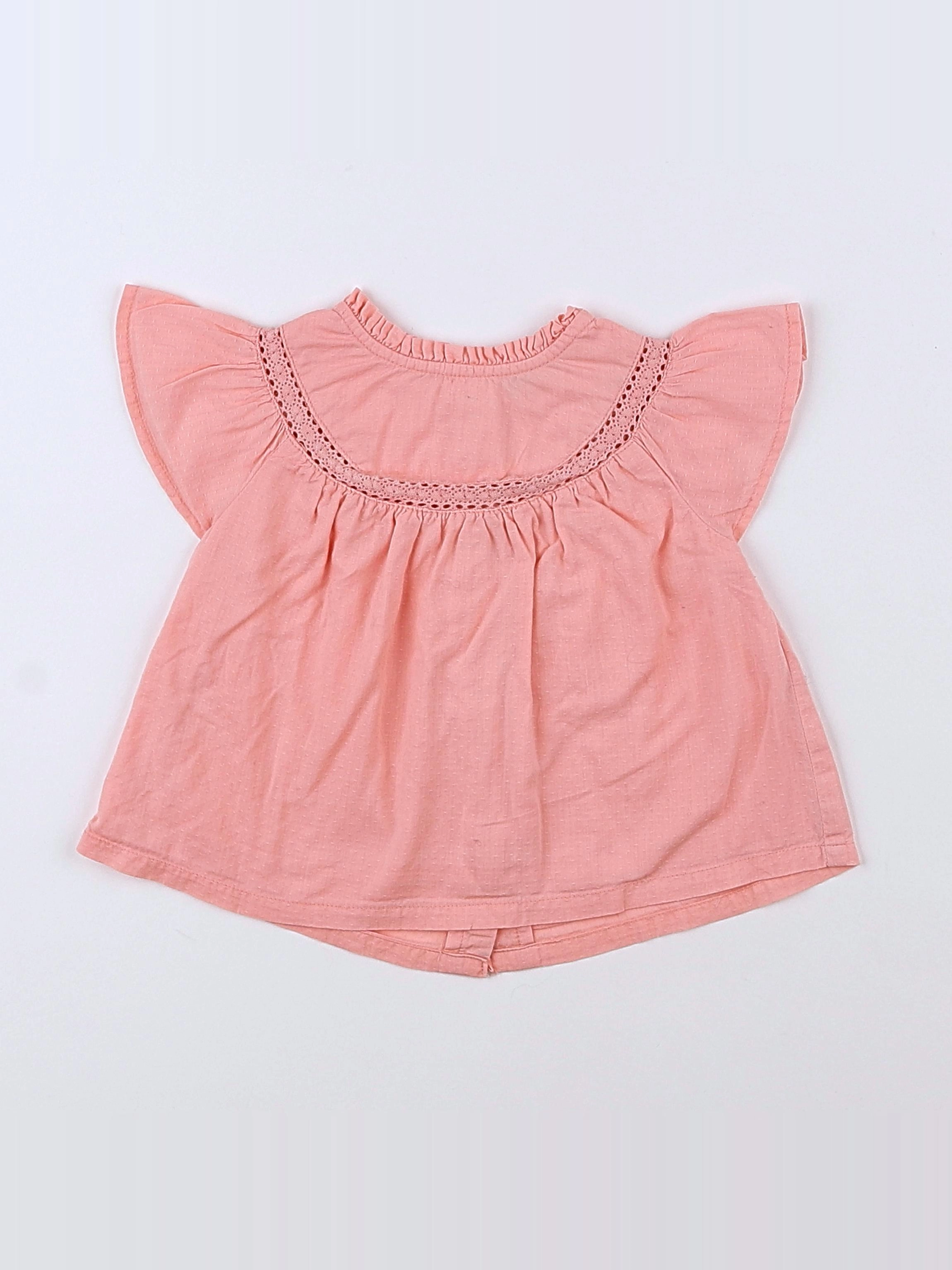 Tape à l'oeil - blouse rose - 3 mois