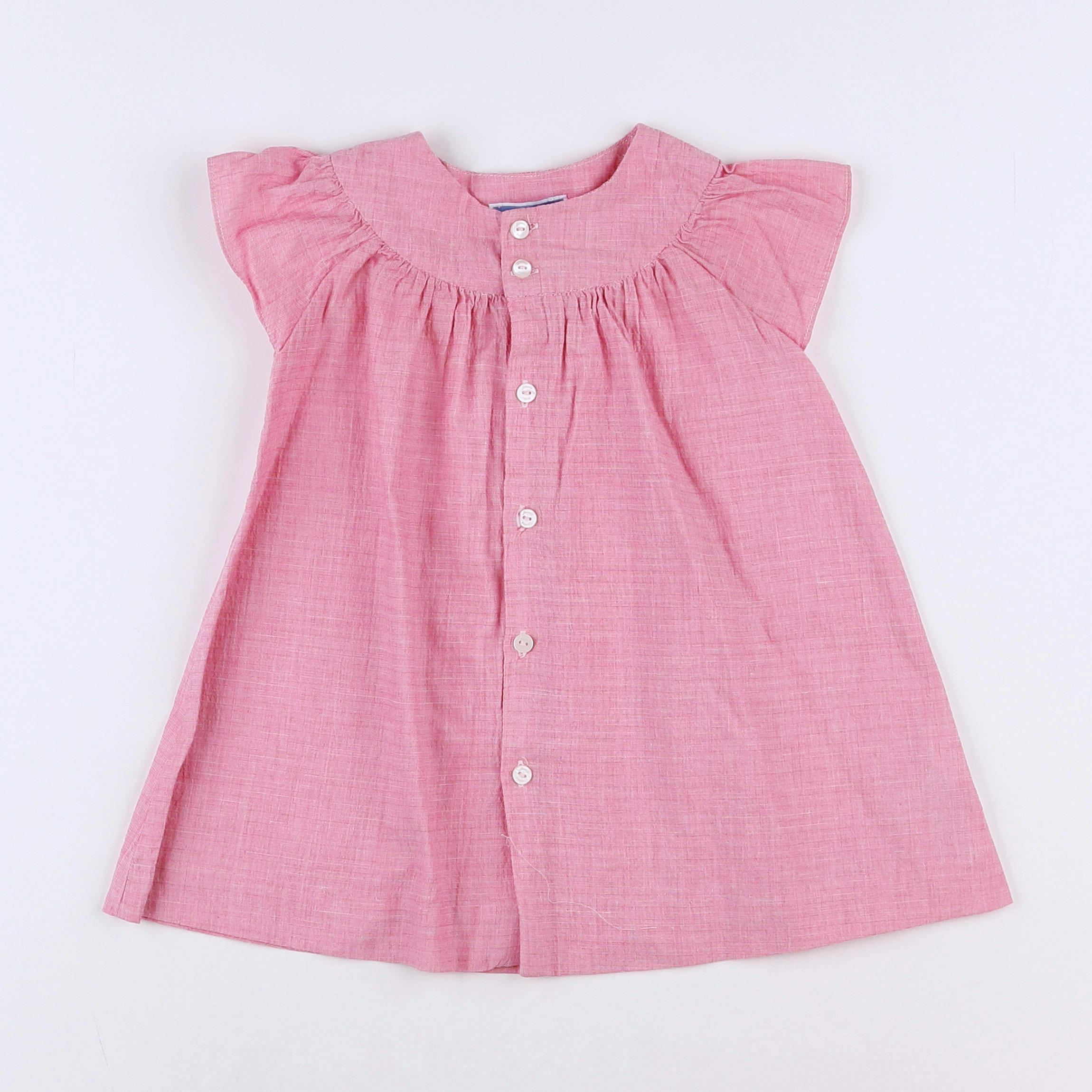Jacadi - robe rose - 12 mois