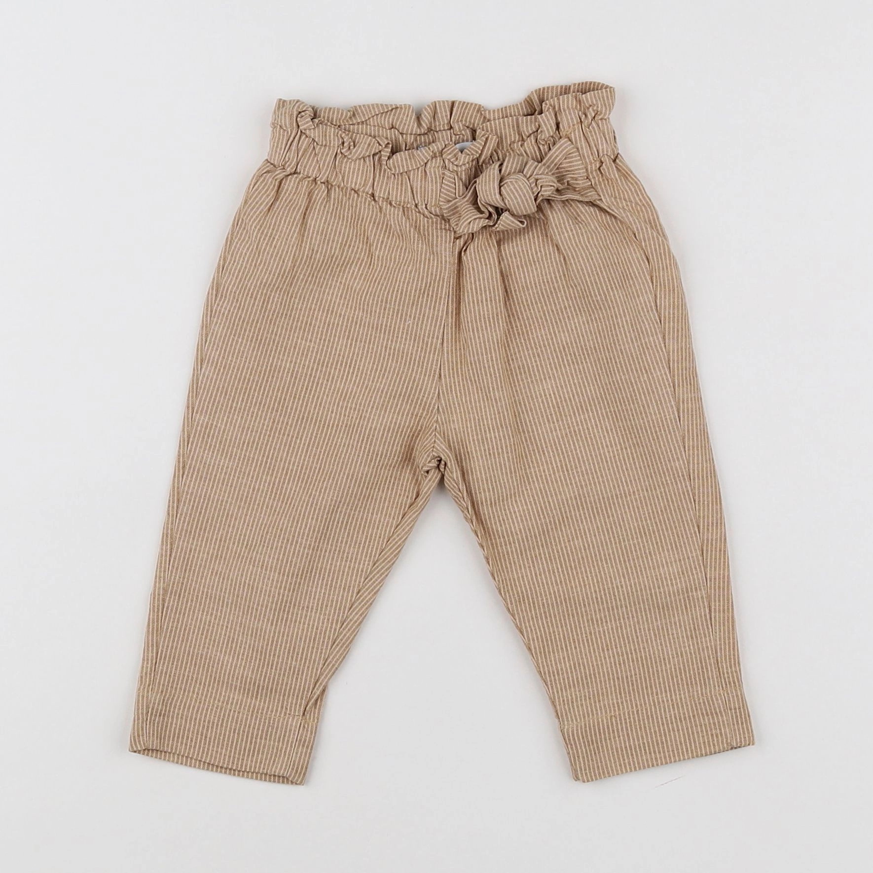 Vertbaudet - pantalon marron - 6 mois
