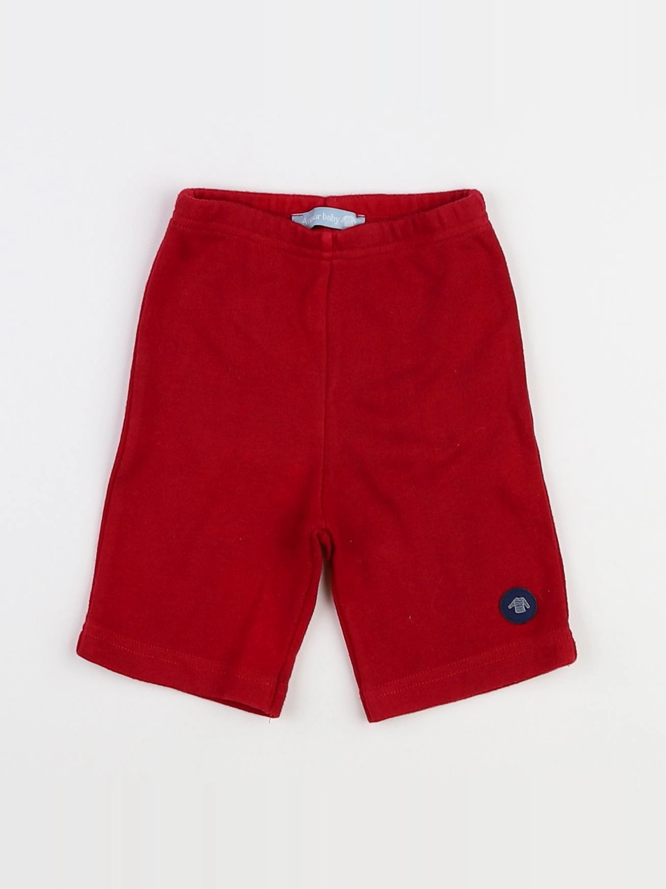 Armor Lux - short rouge - 12/18 mois