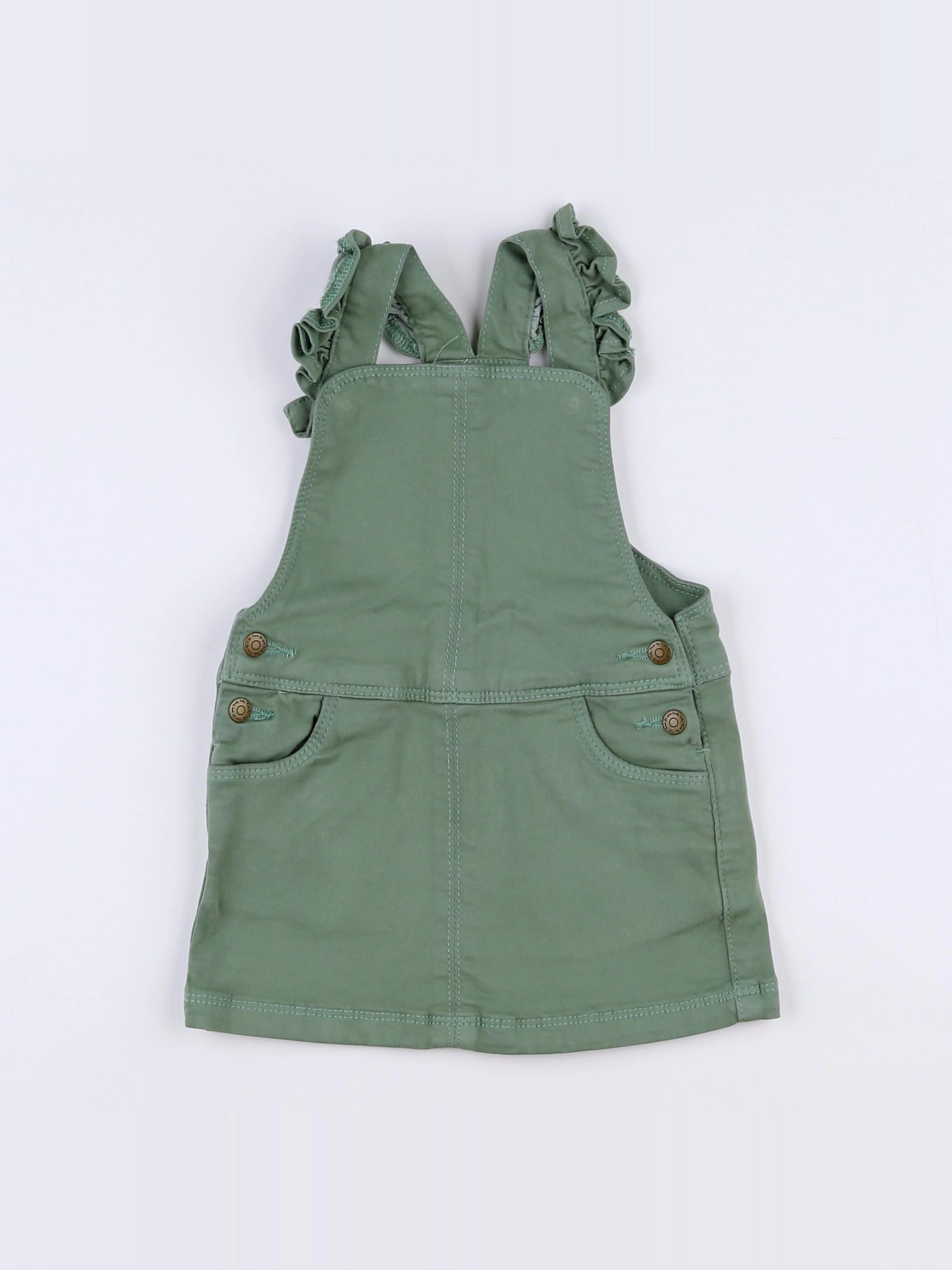 Tape à l'oeil - robe vert - 12 mois