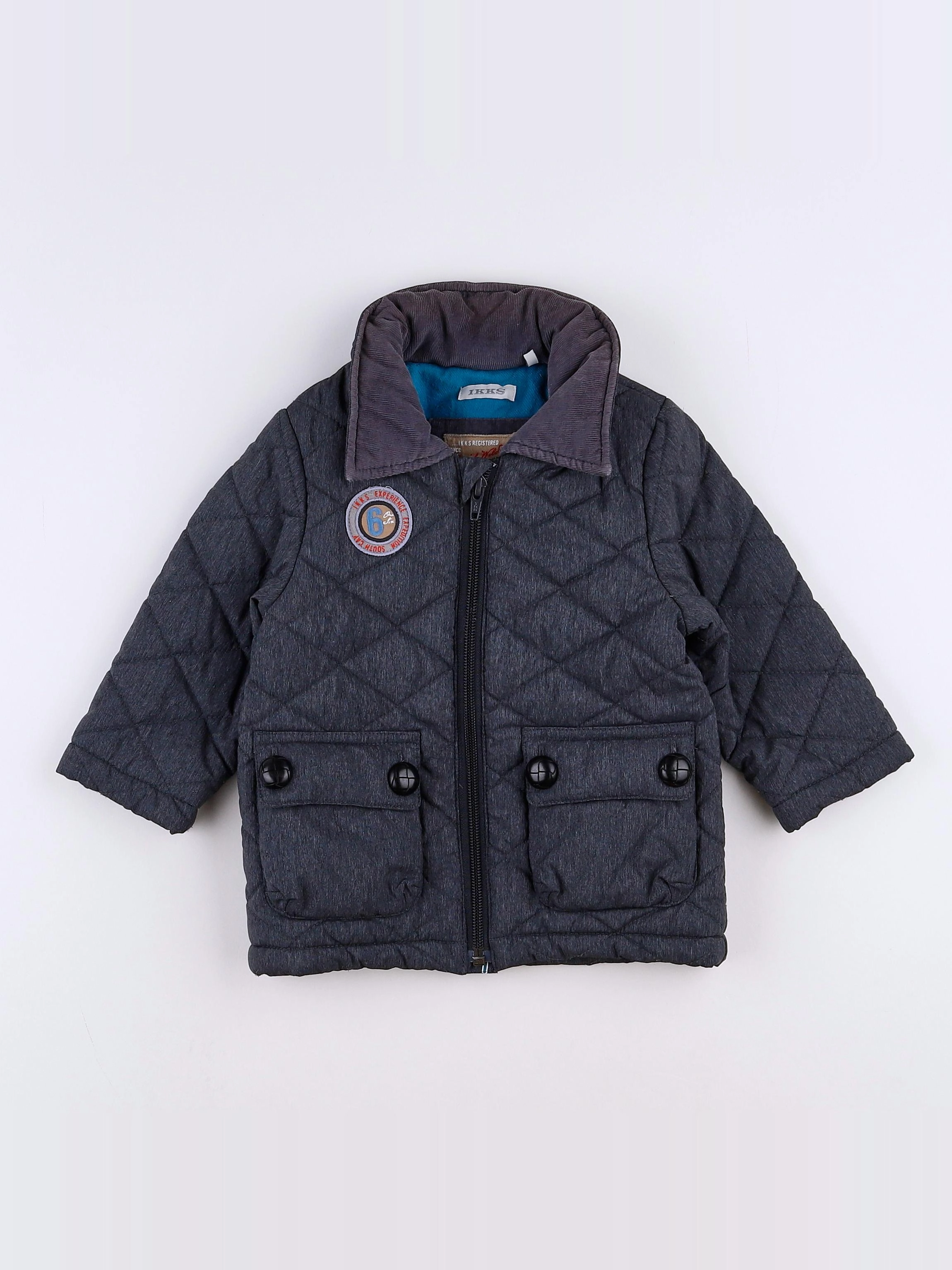 IKKS - veste gris - 12 mois