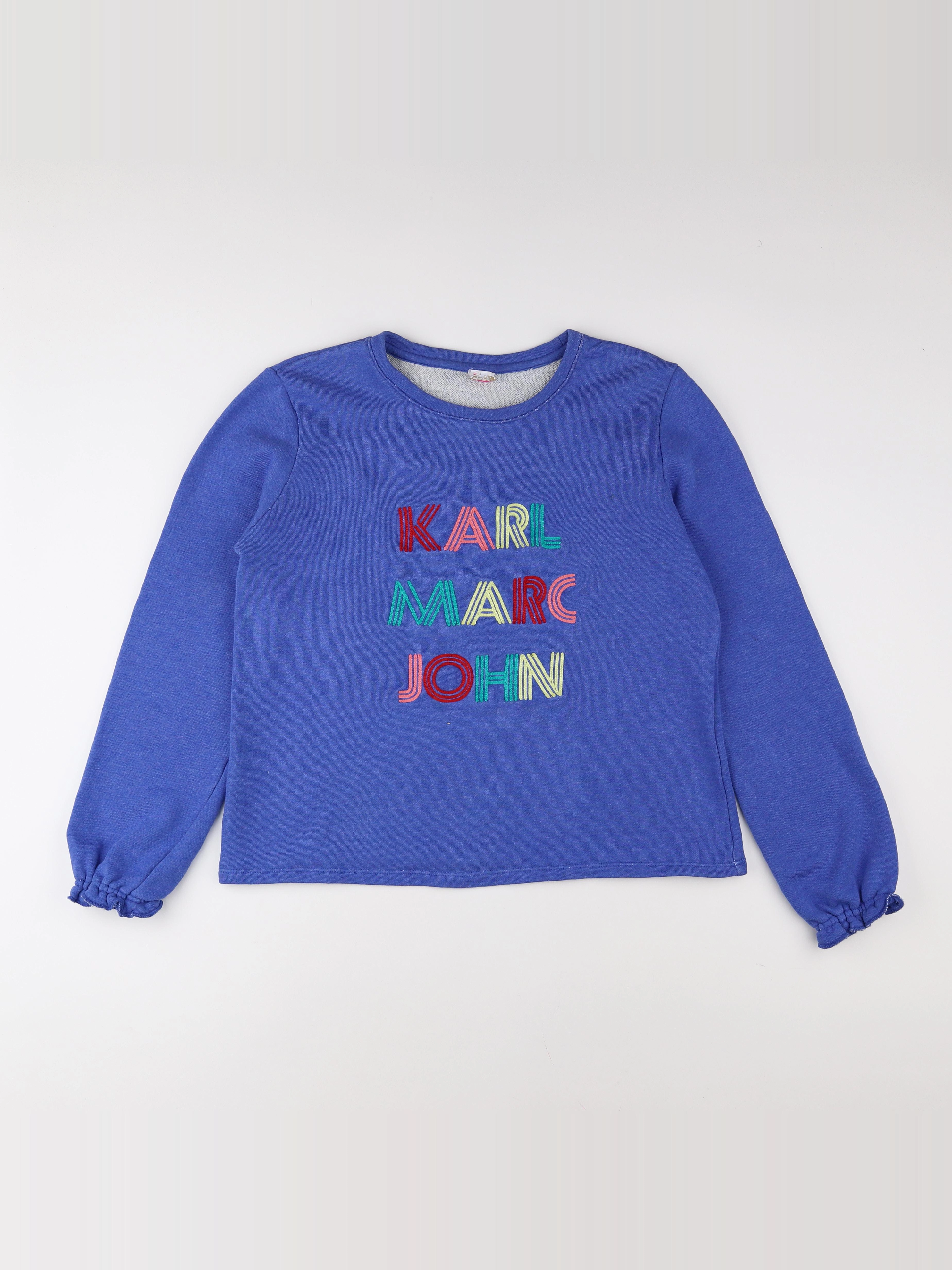 Little Karl Marc John - sweat bleu - 14 ans