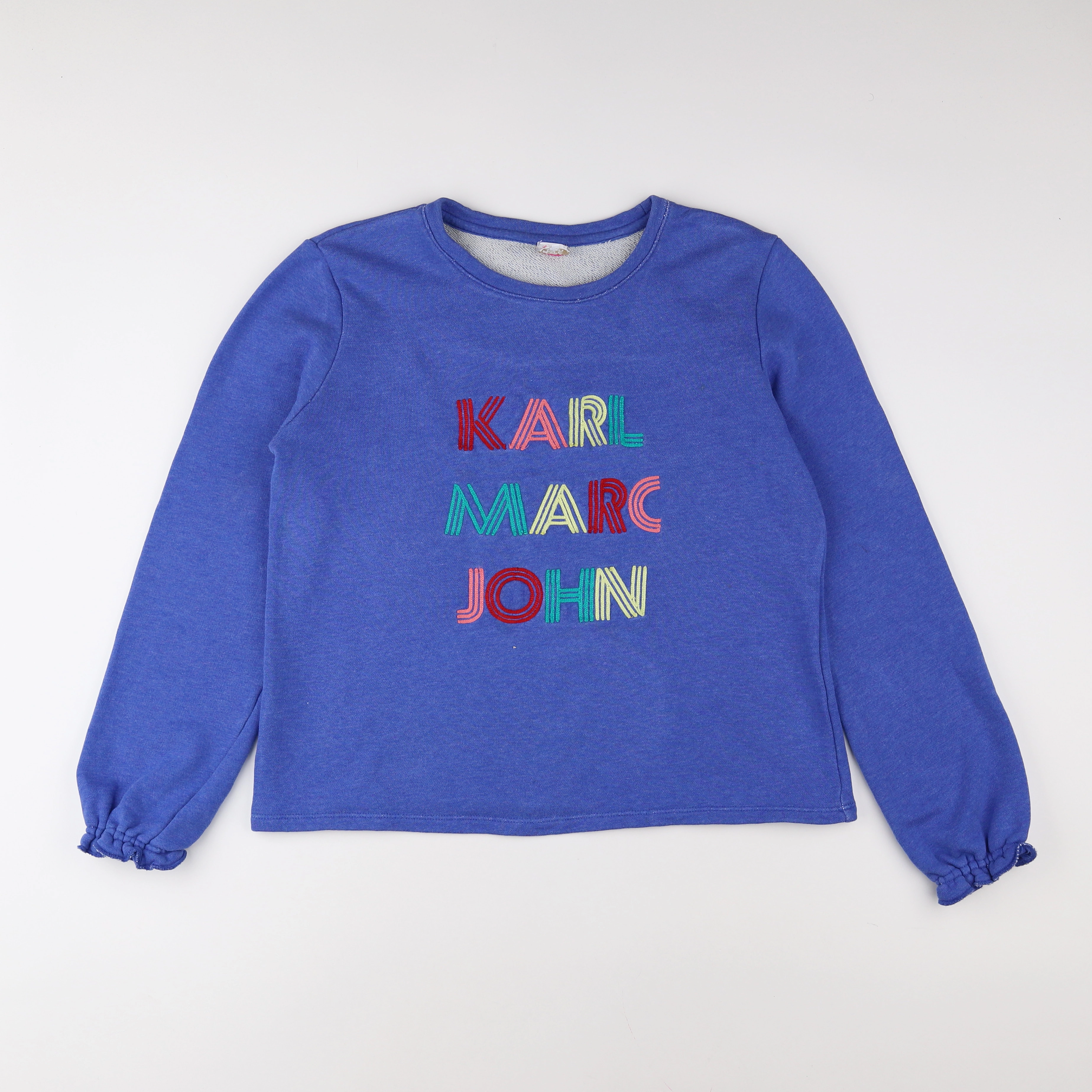 Little Karl Marc John - sweat bleu - 14 ans