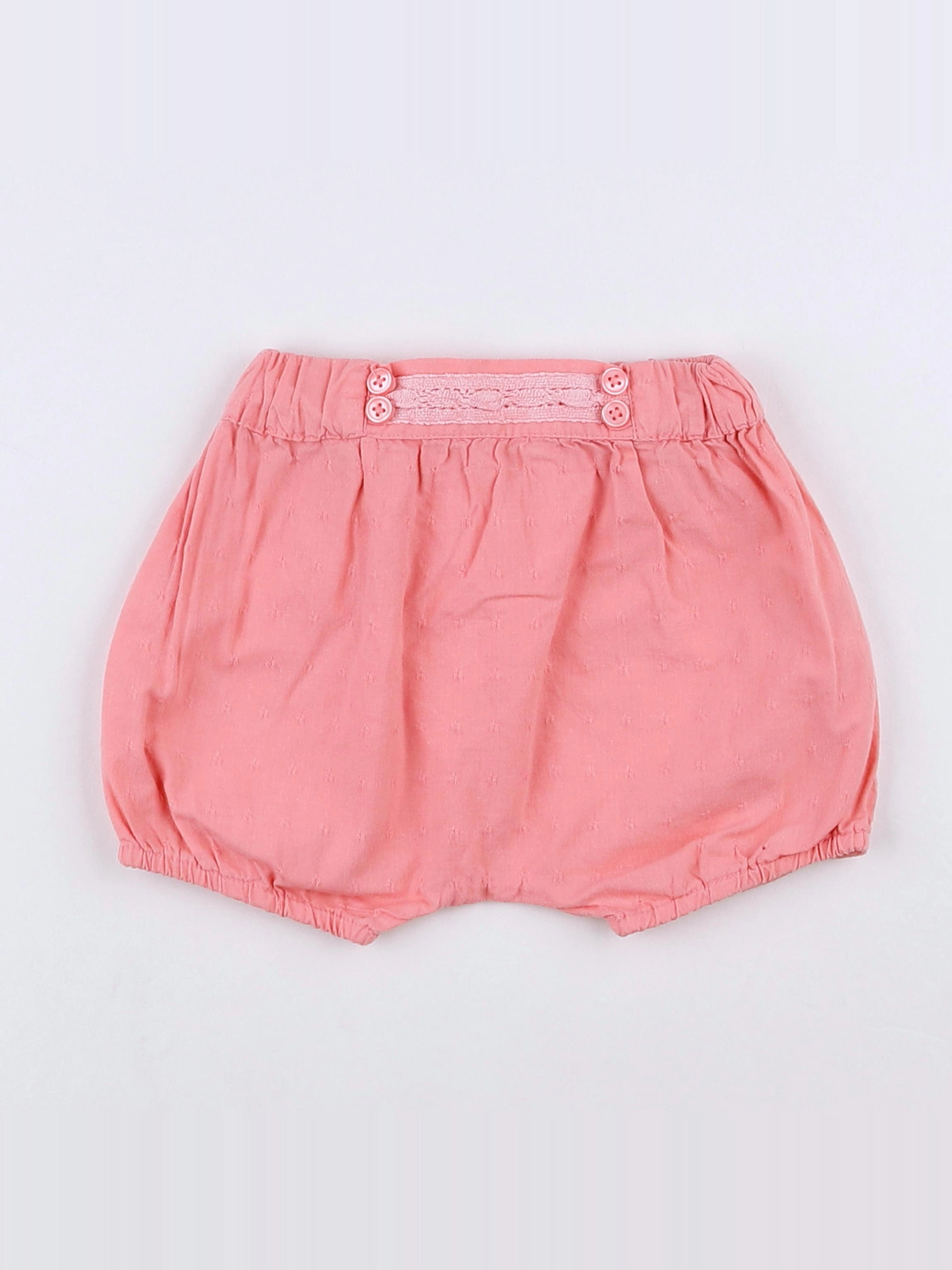Boutchou - short rose - 3 mois