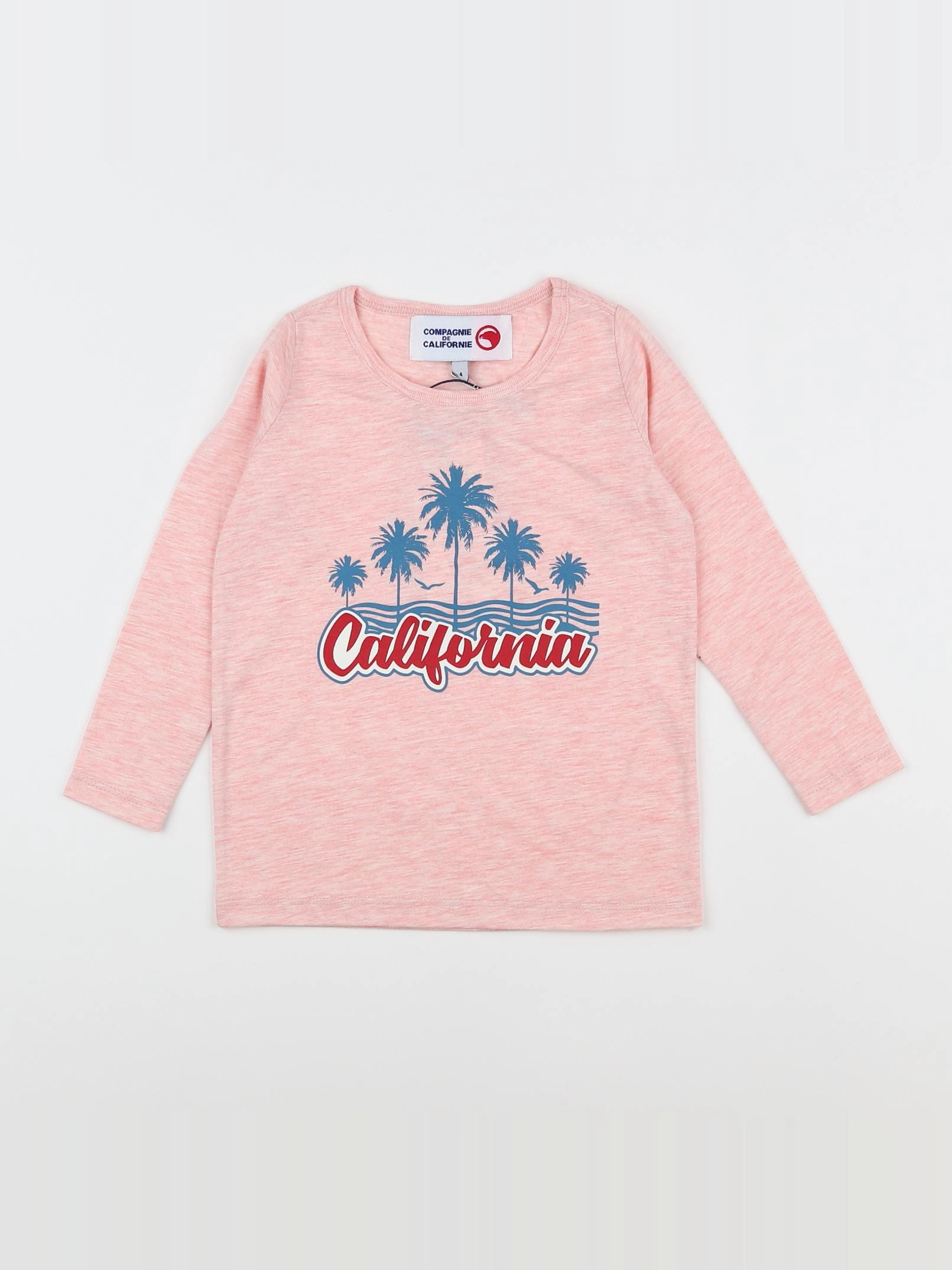 Compagnie de californie - tee-shirt rose (état neuf) - 10 ans