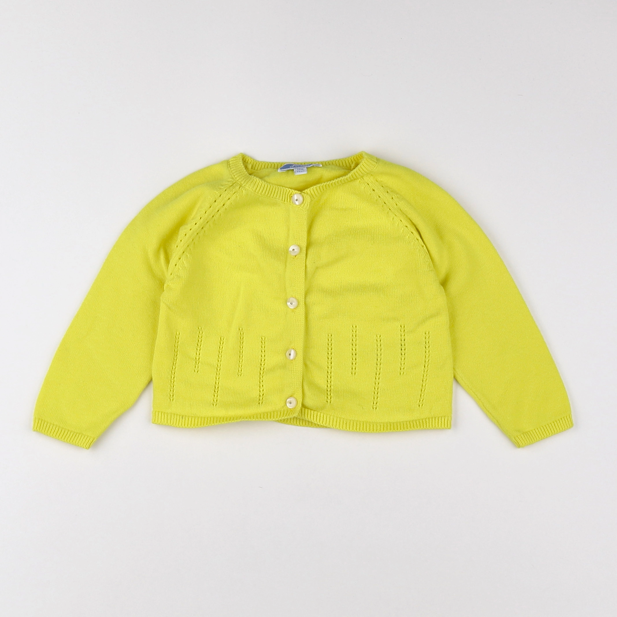 Jacadi - gilet jaune - 12 mois