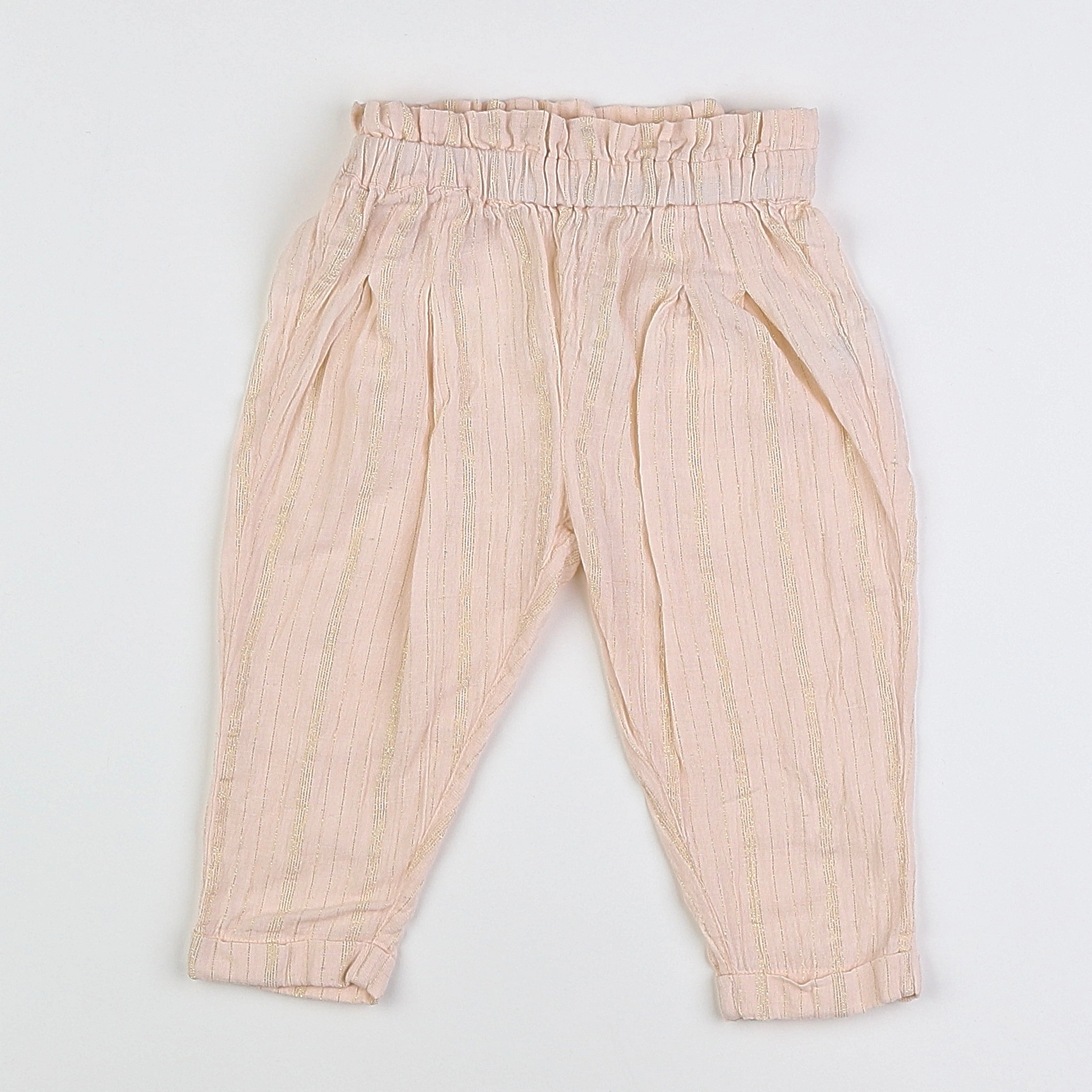 Louis Louise - pantalon rose, or - 18 mois