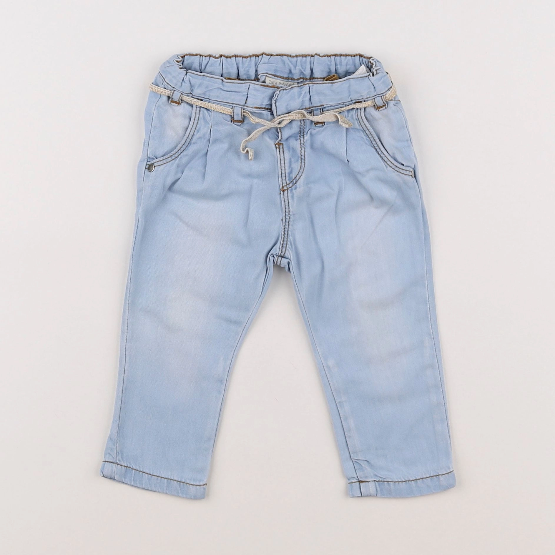 Zara - pantalon bleu - 3/6 mois