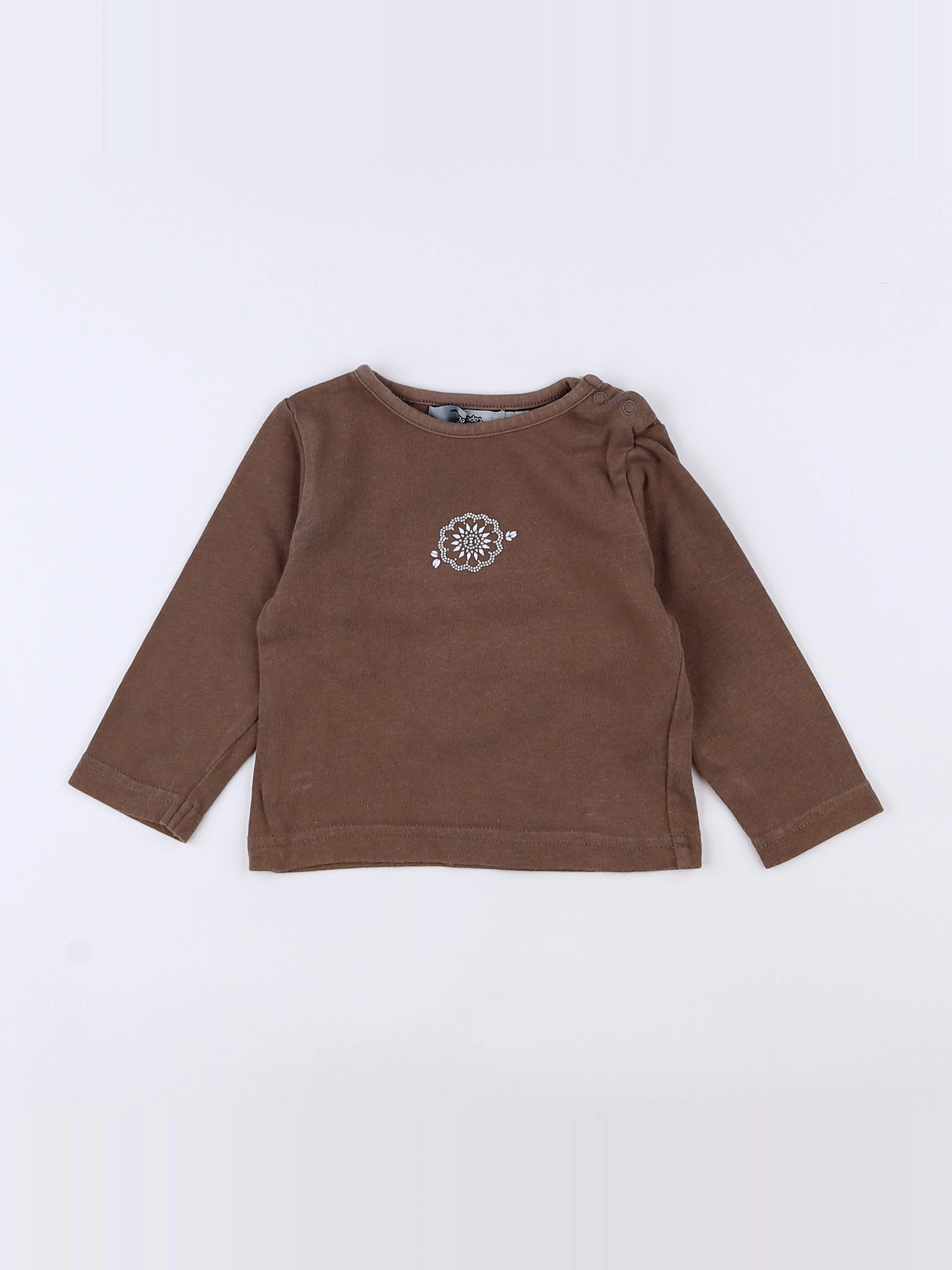 Tape à l'oeil - tee-shirt marron - 6 mois