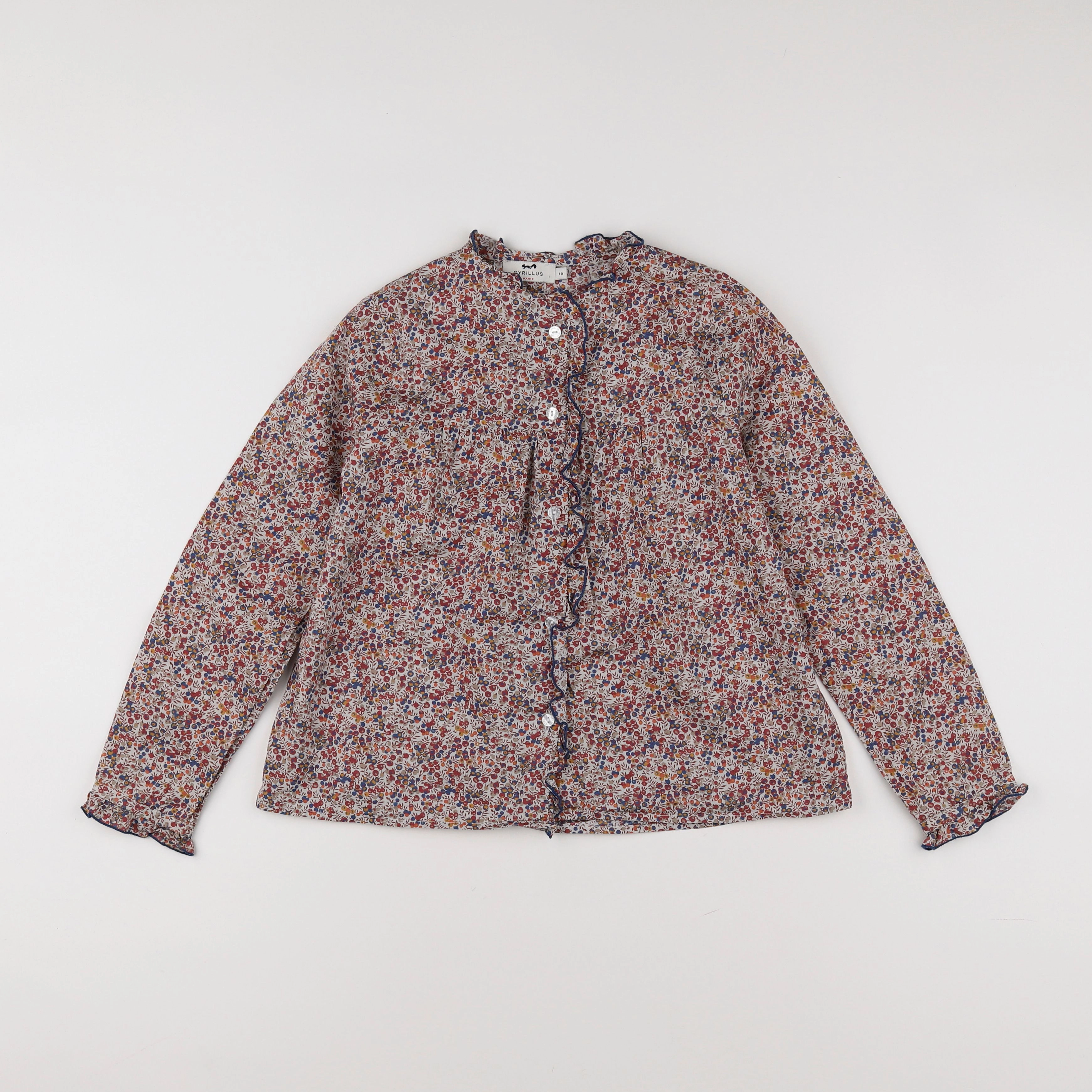 Cyrillus - blouse multicolore - 10 ans