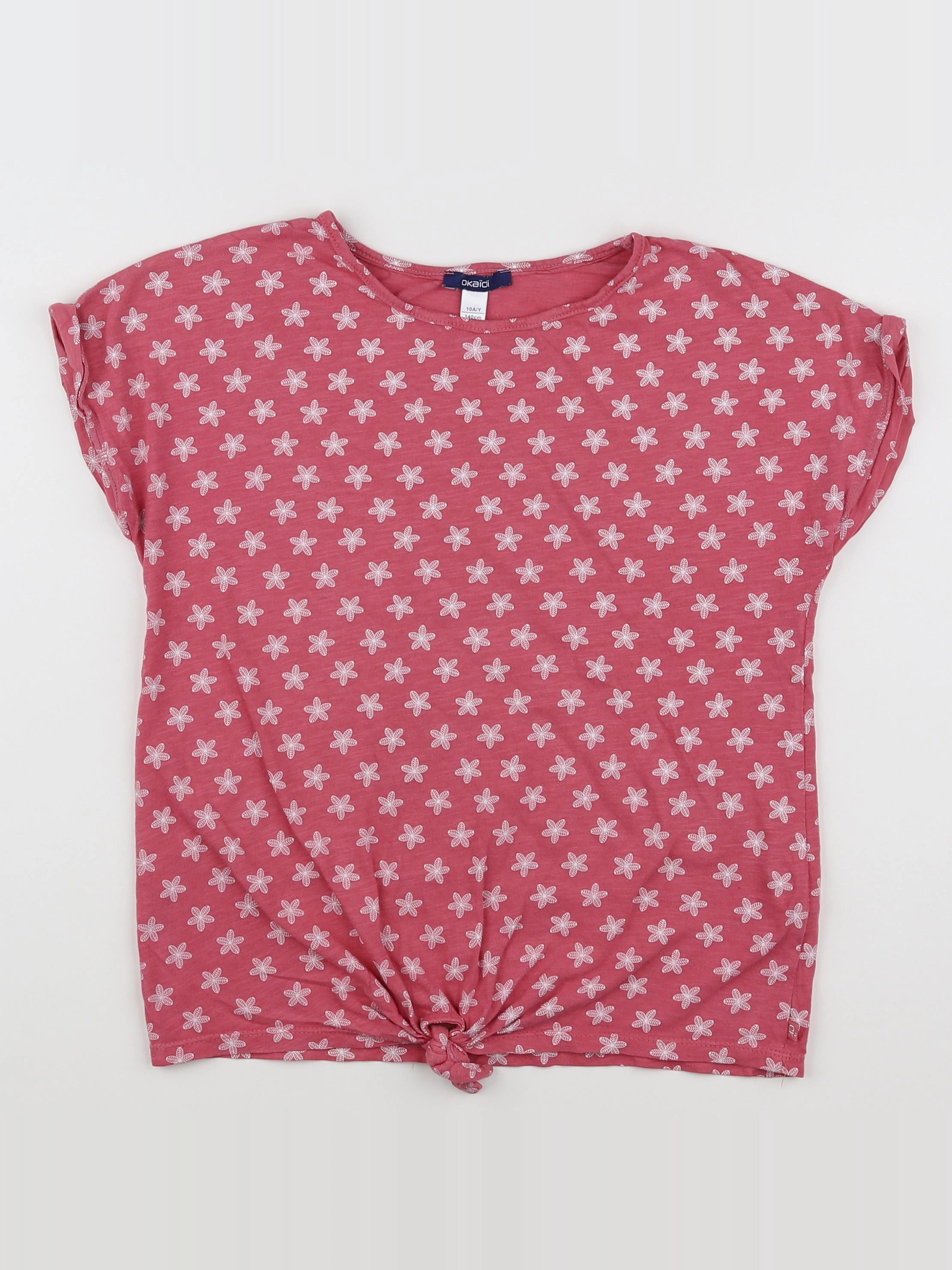 Okaidi - tee-shirt rose - 10 ans