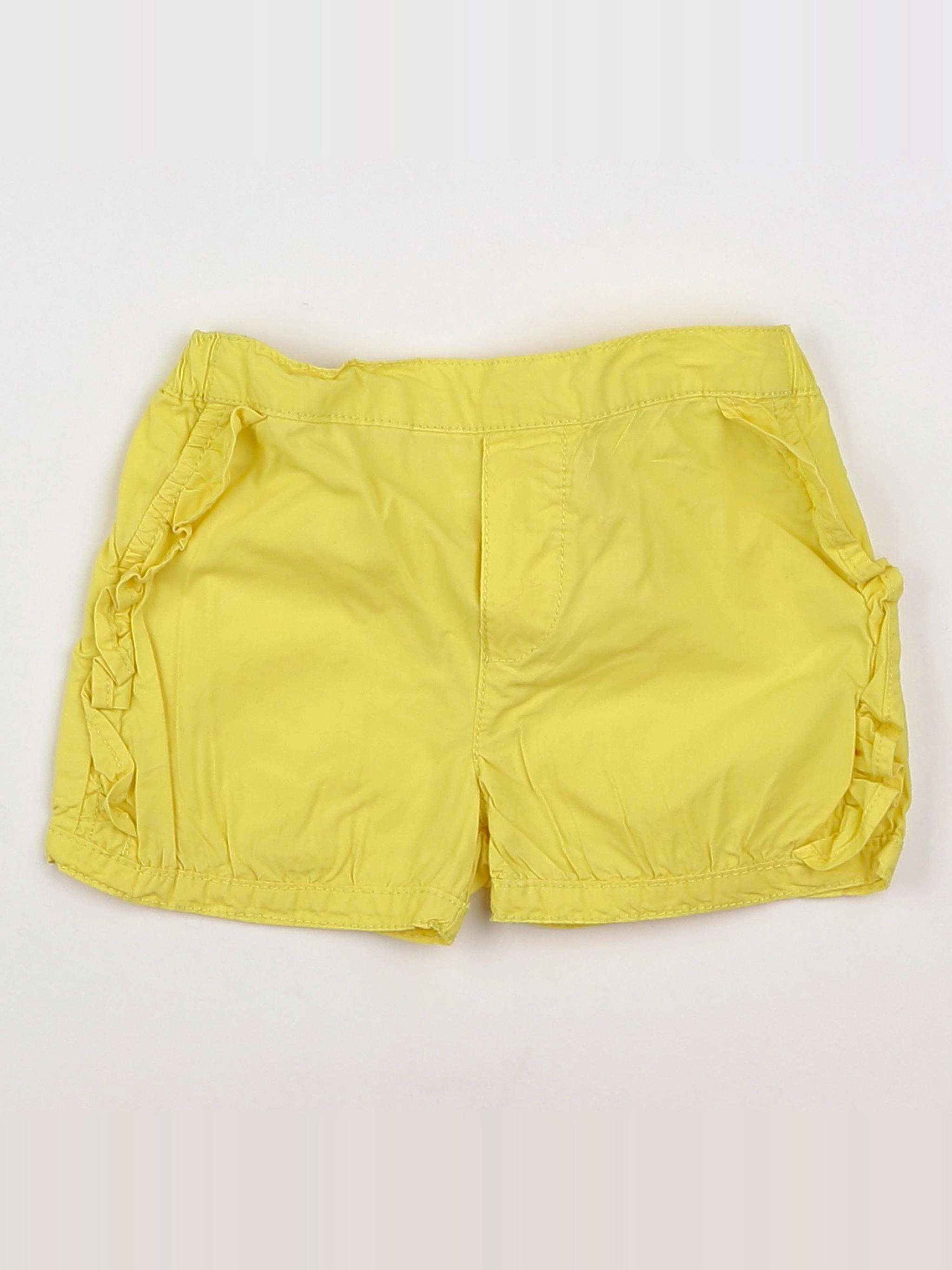 Vertbaudet - short jaune - 18 mois