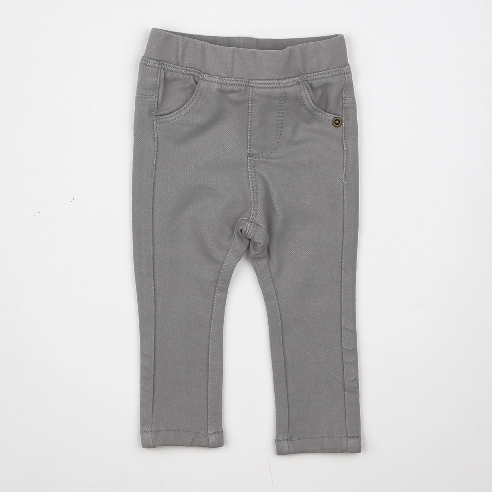 Vertbaudet - jegging gris - 3 mois