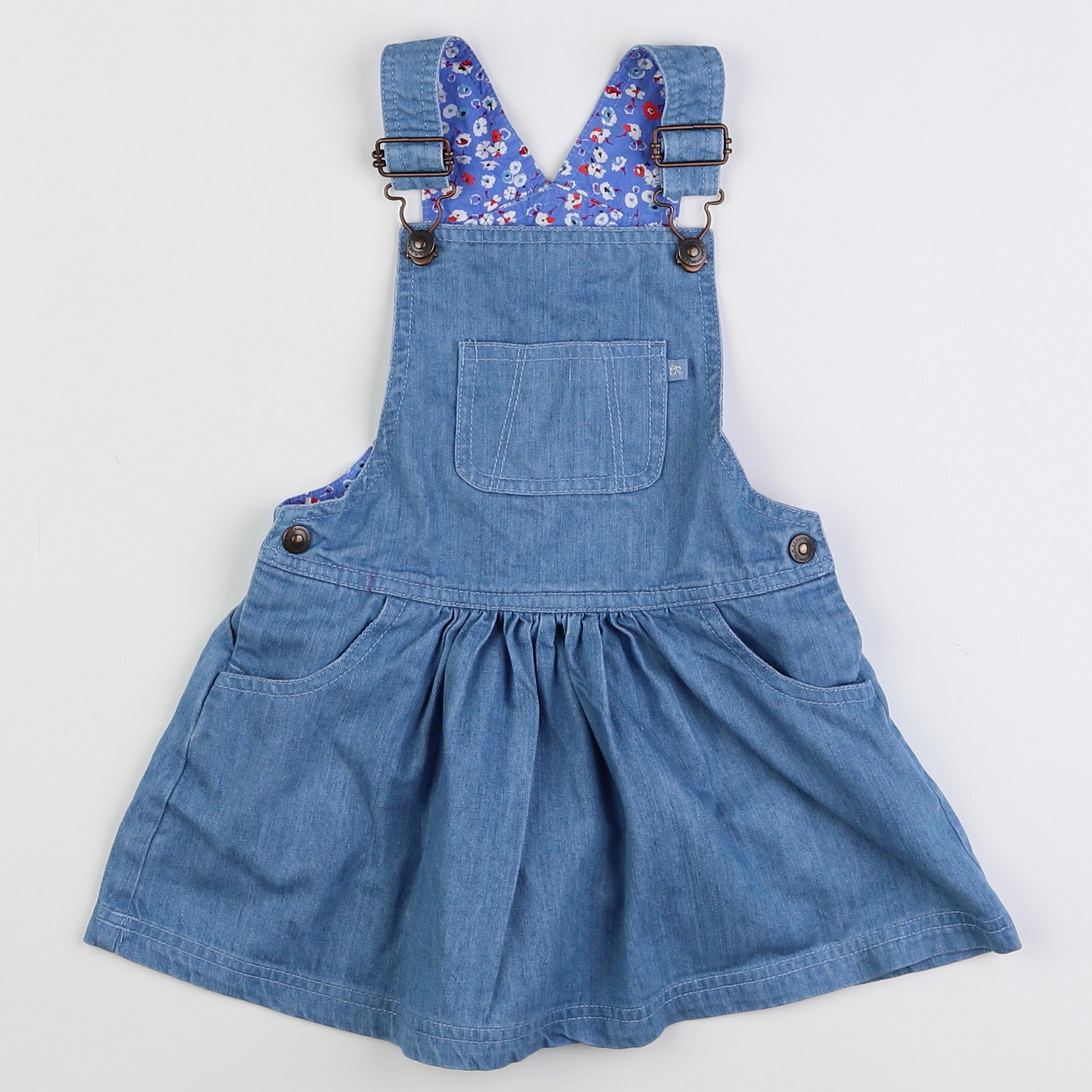 Cadet Rousselle - robe bleu - 2 ans