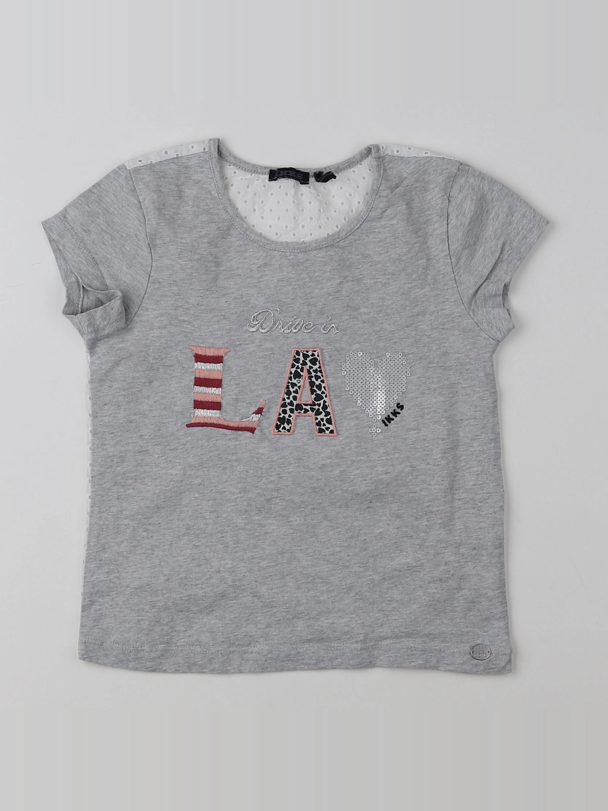 IKKS - tee-shirt gris - 5 ans