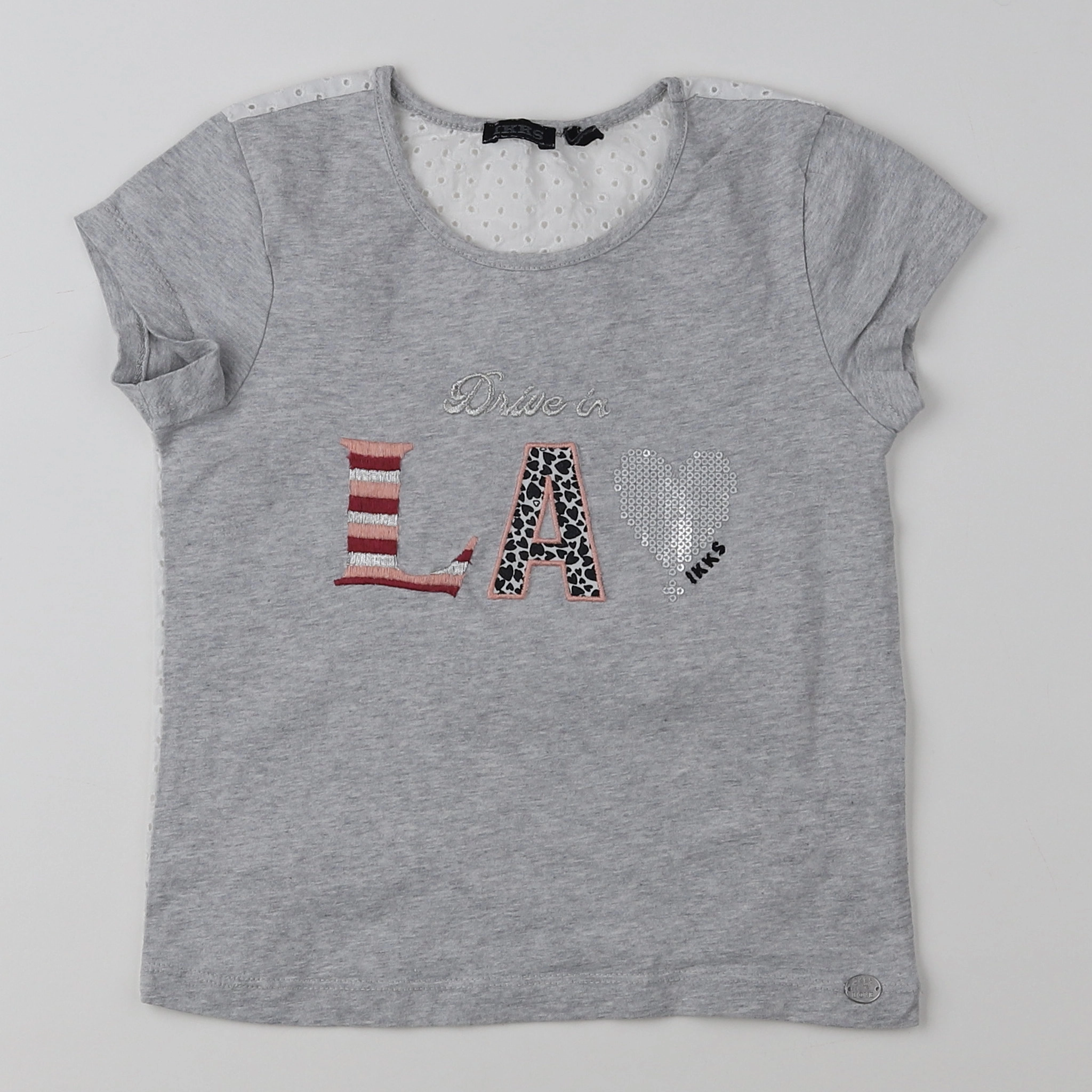 IKKS - tee-shirt gris - 5 ans