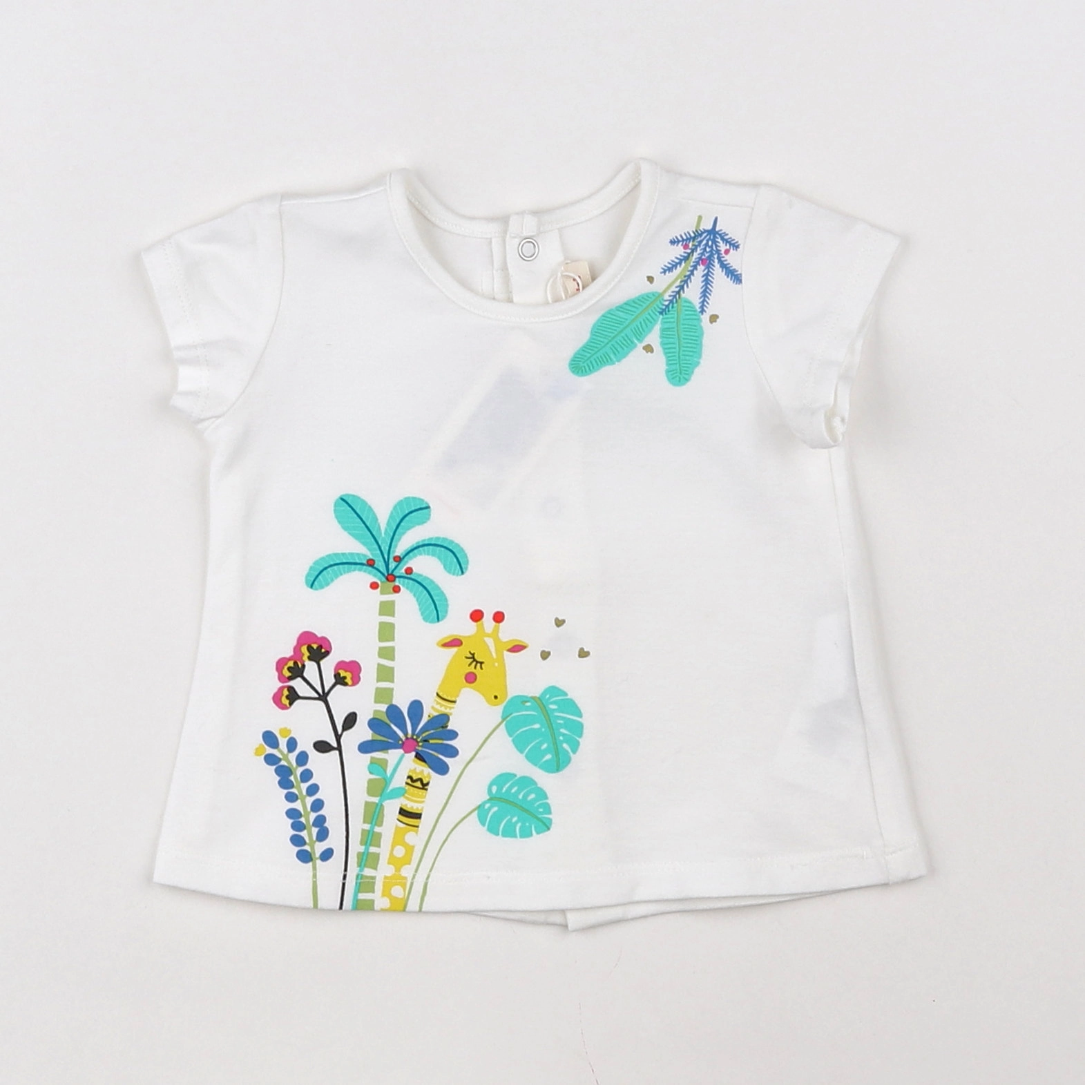 Catimini - tee-shirt beige (état neuf) - 3 mois