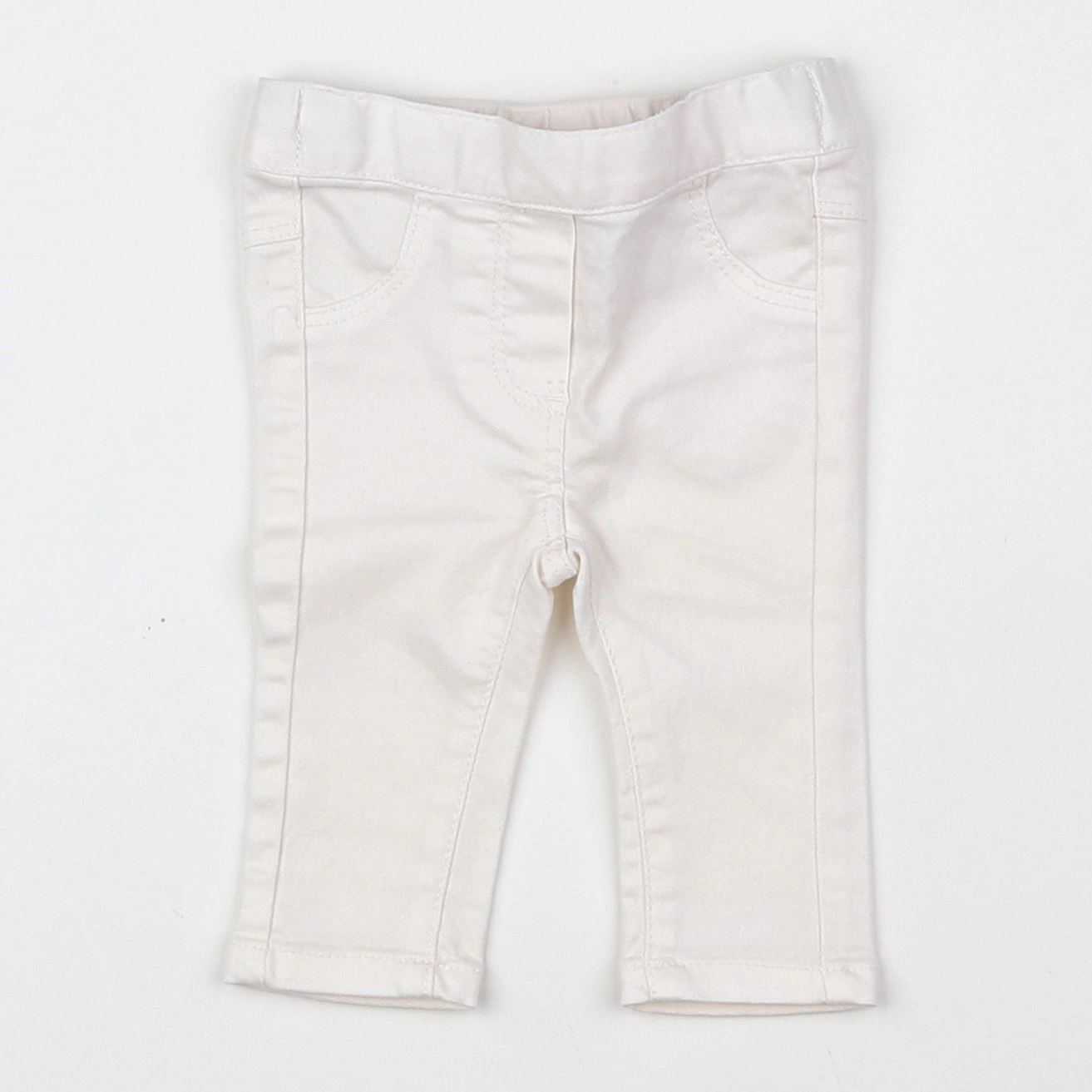 Tape à l'oeil - pantalon blanc - 3 mois