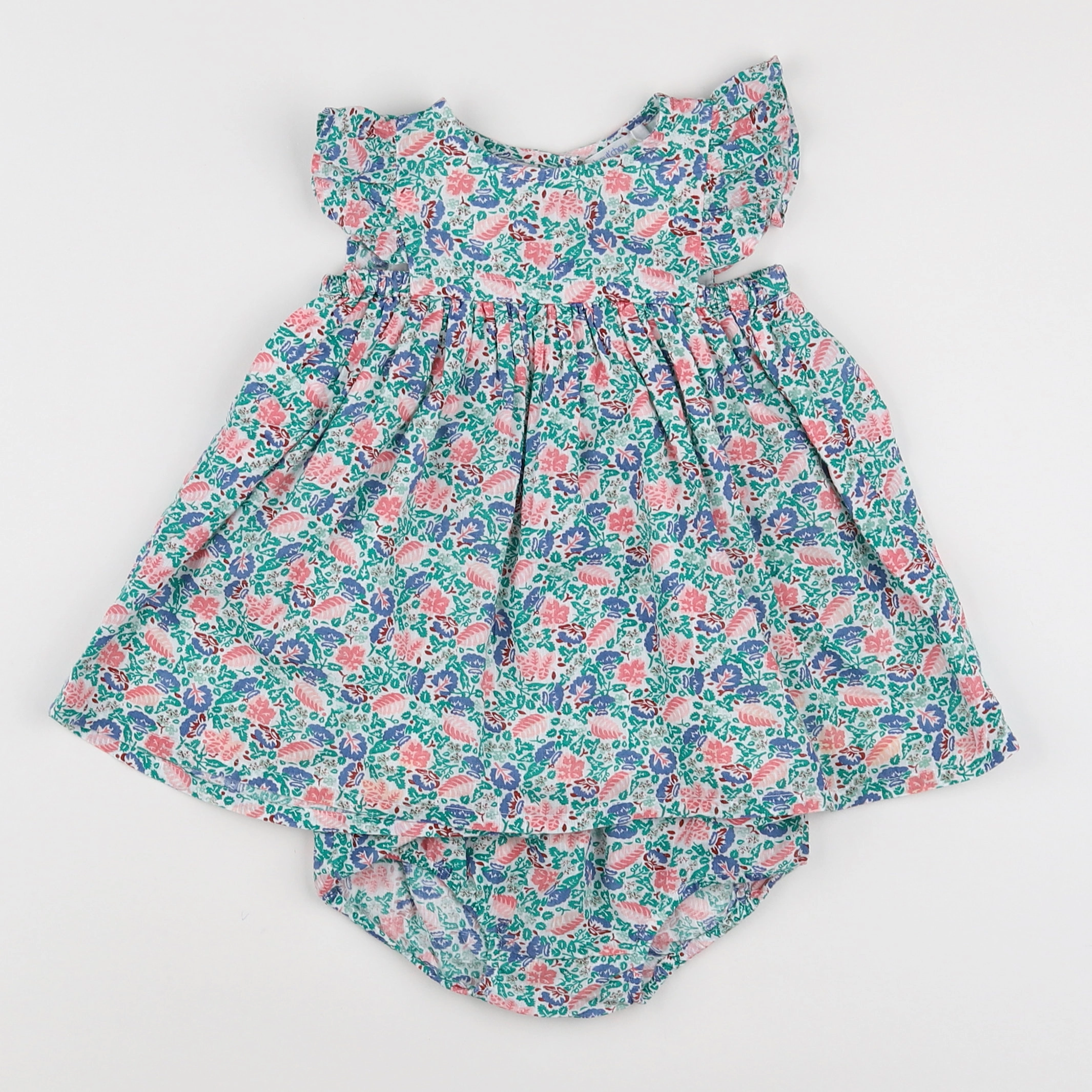 Boutchou - robe multicolore - 6 mois