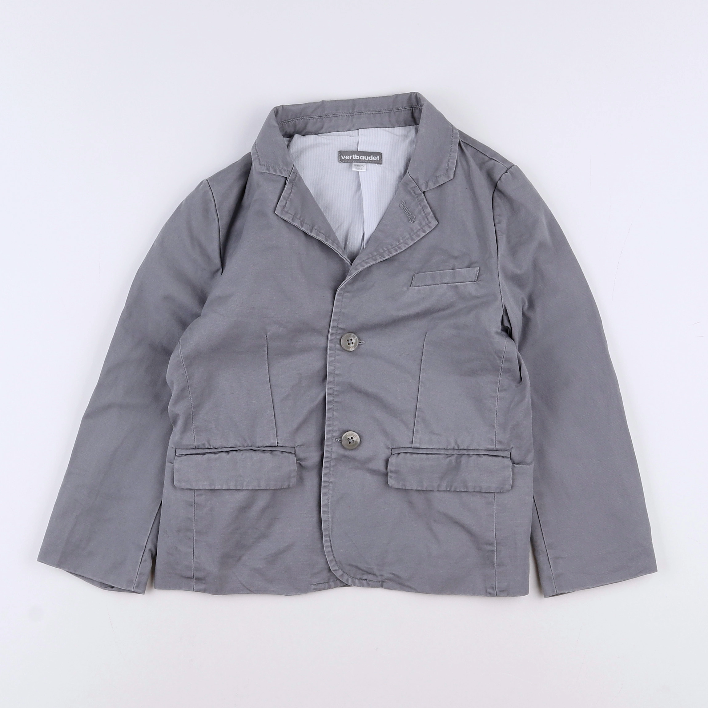 Vertbaudet - veste gris - 5 ans