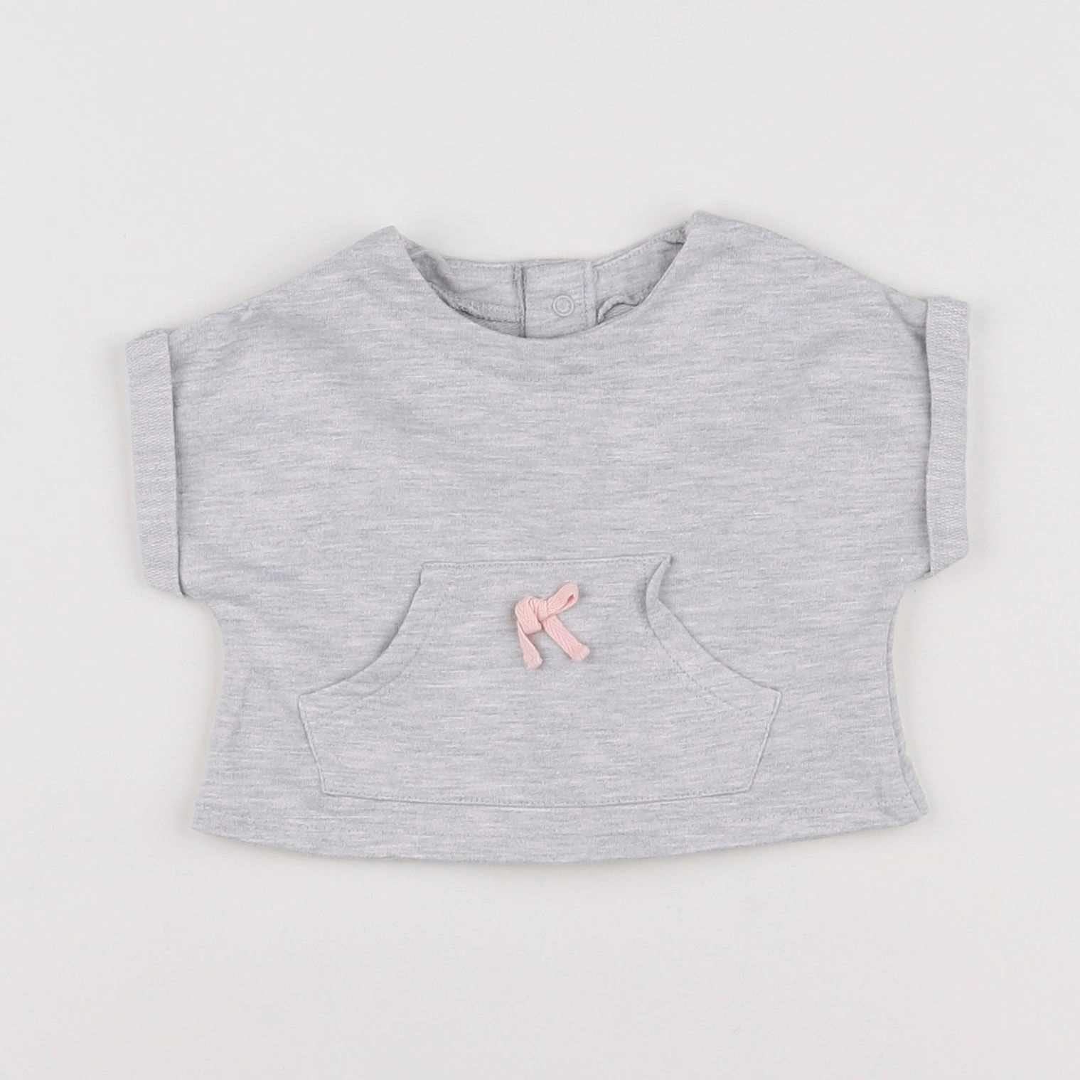 Vertbaudet - tee-shirt gris - 3 mois