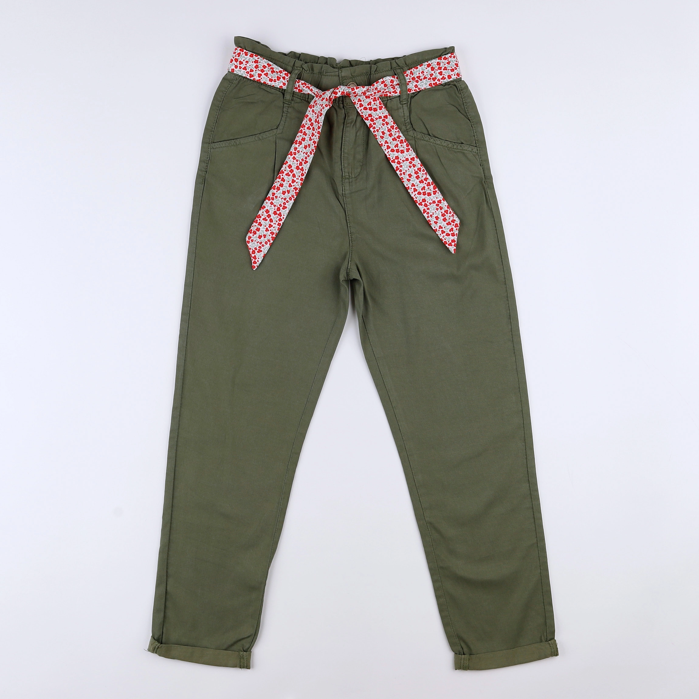 Vertbaudet - pantalon vert - 10 ans