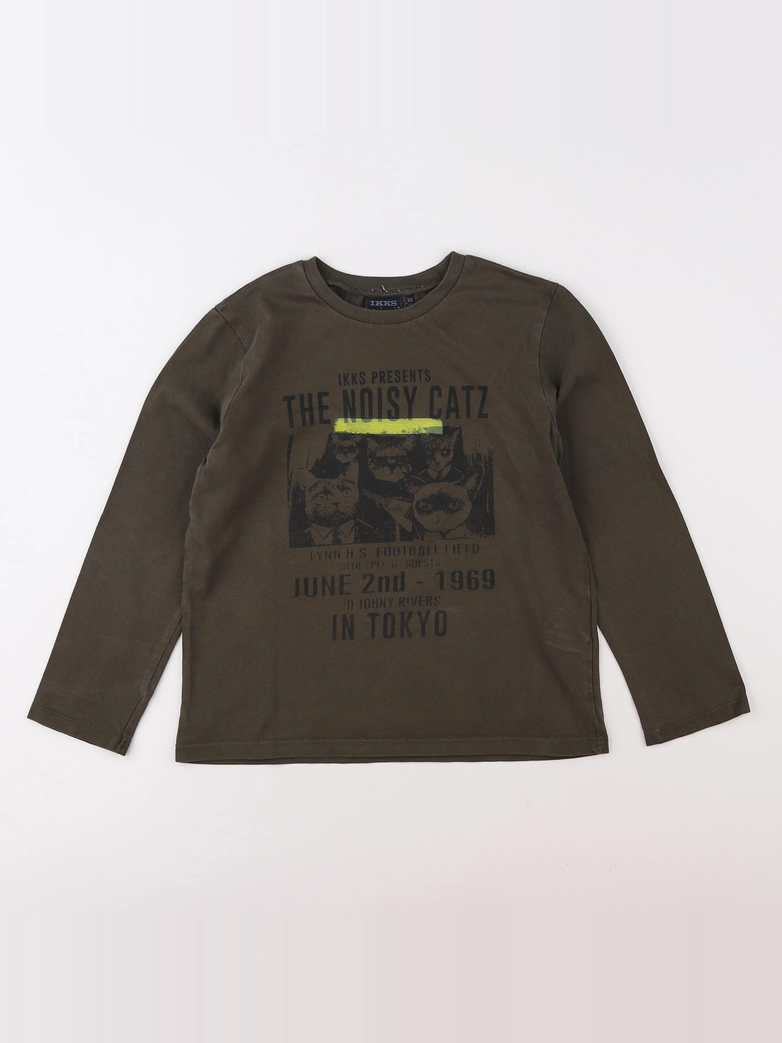 IKKS - tee-shirt marron - 6 ans
