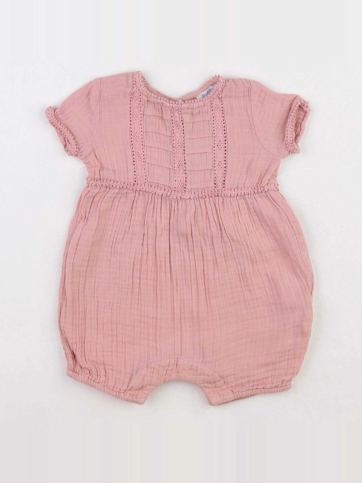 Boutchou - combinaison rose - 3 mois