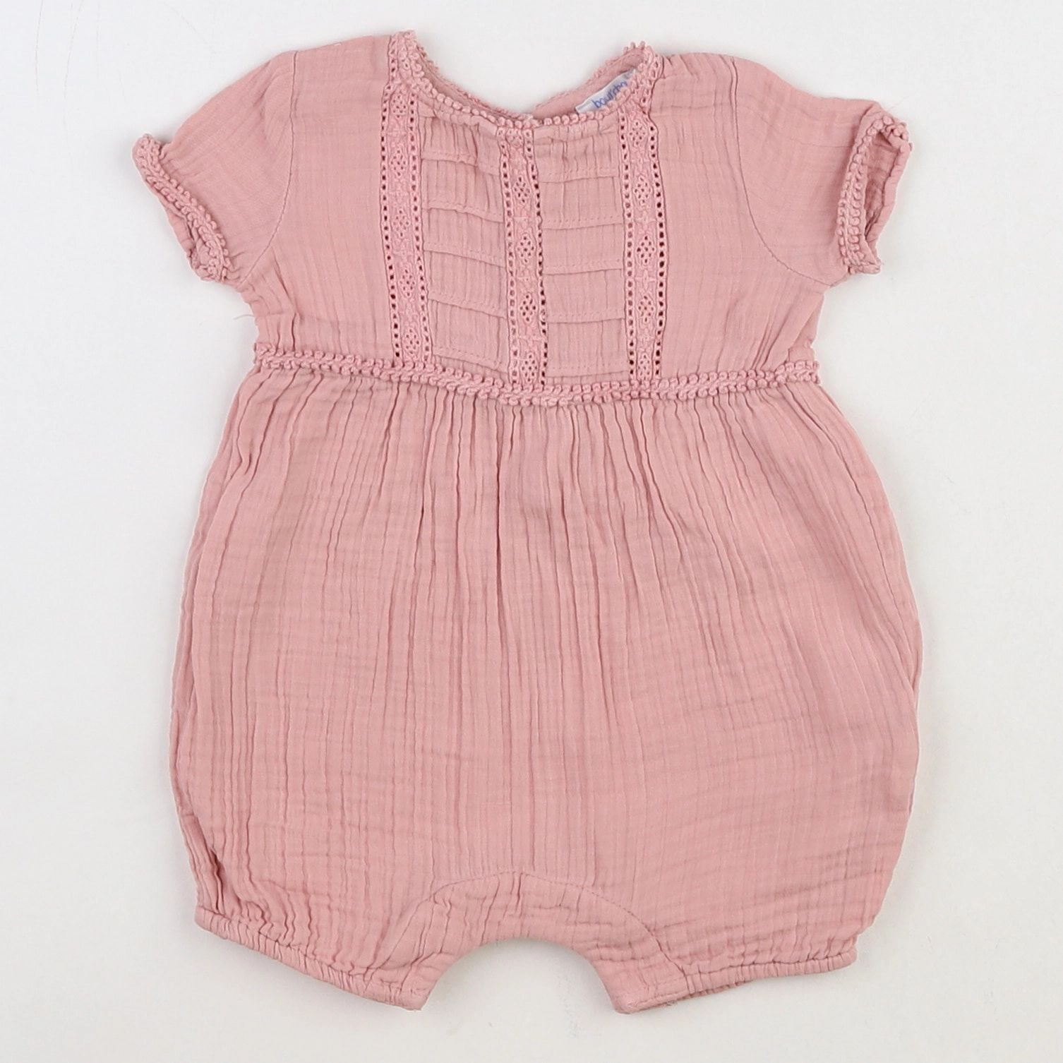 Boutchou - combinaison rose - 3 mois