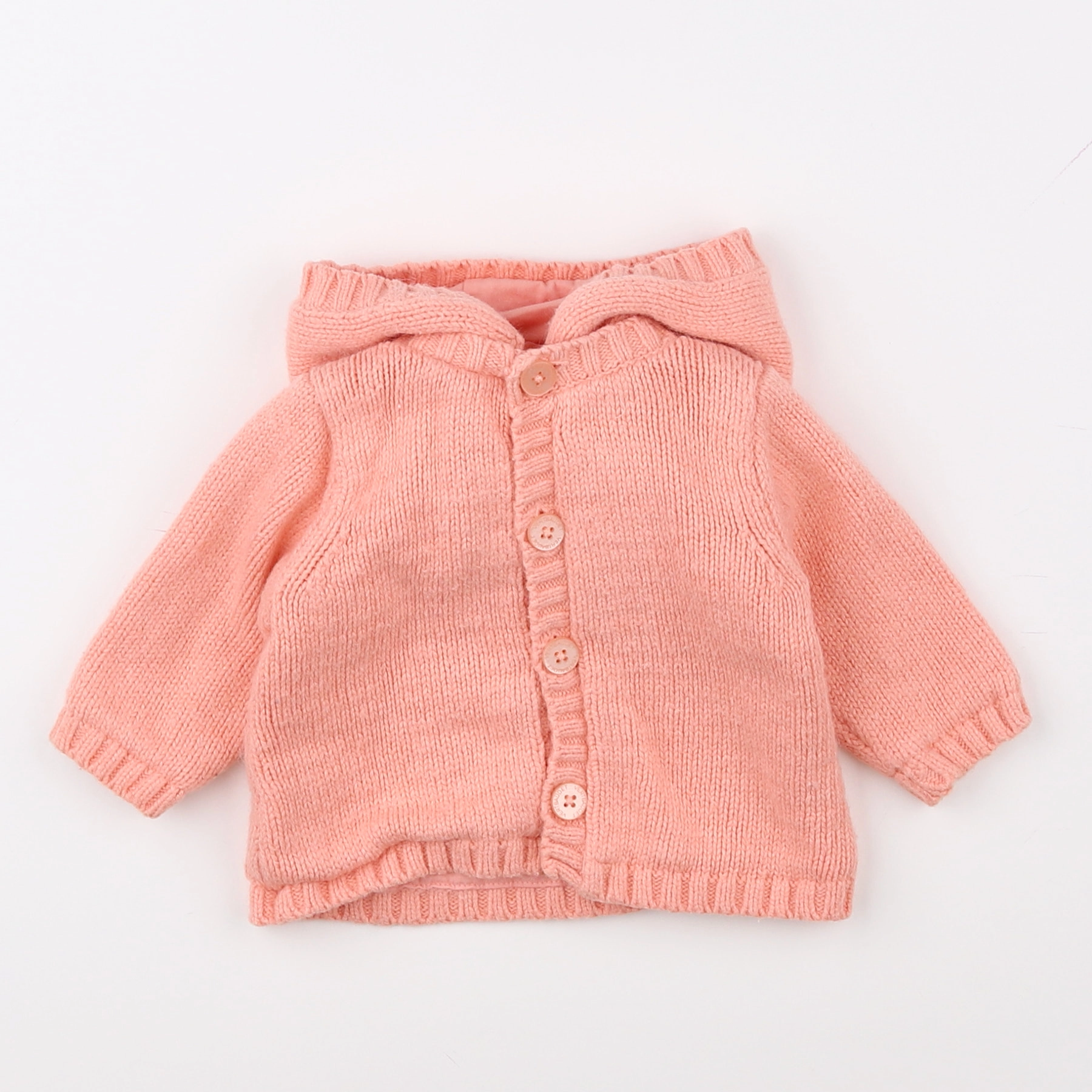 Vertbaudet - gilet rose - 3 mois