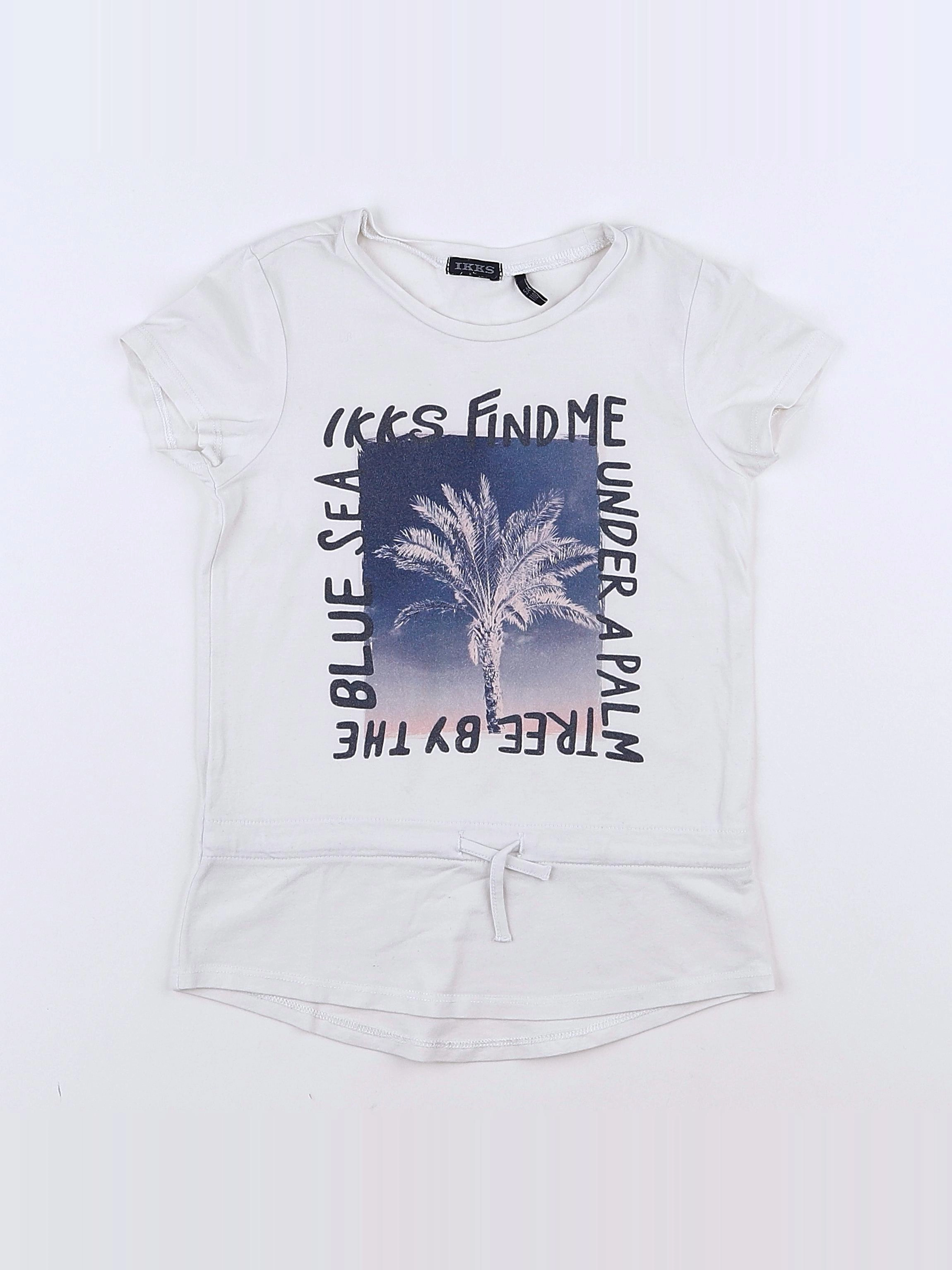 IKKS - tee-shirt blanc - 5 ans