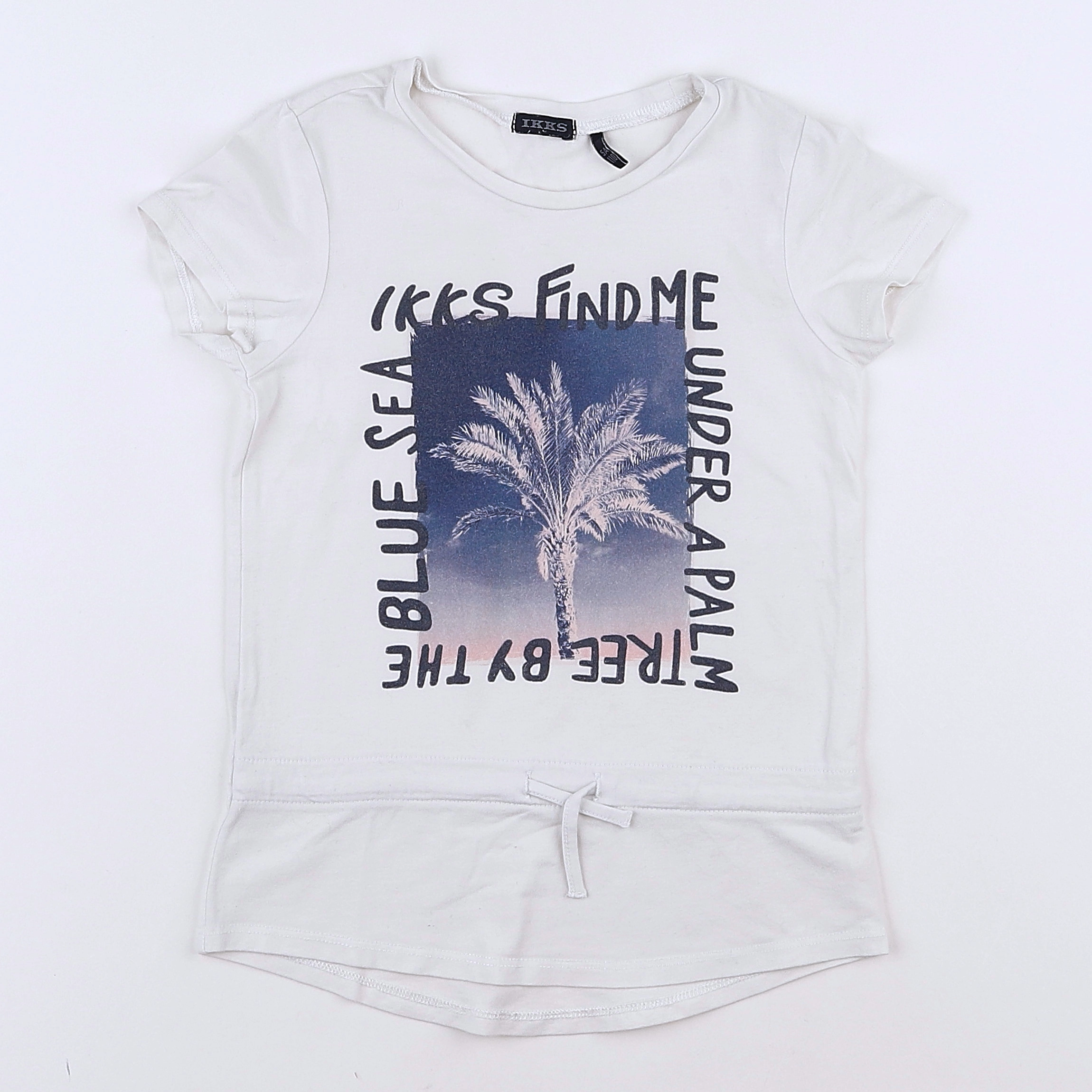 IKKS - tee-shirt blanc - 5 ans