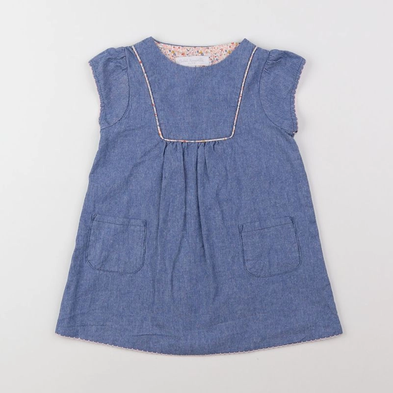 Cadet Rousselle - robe bleu - 12 mois